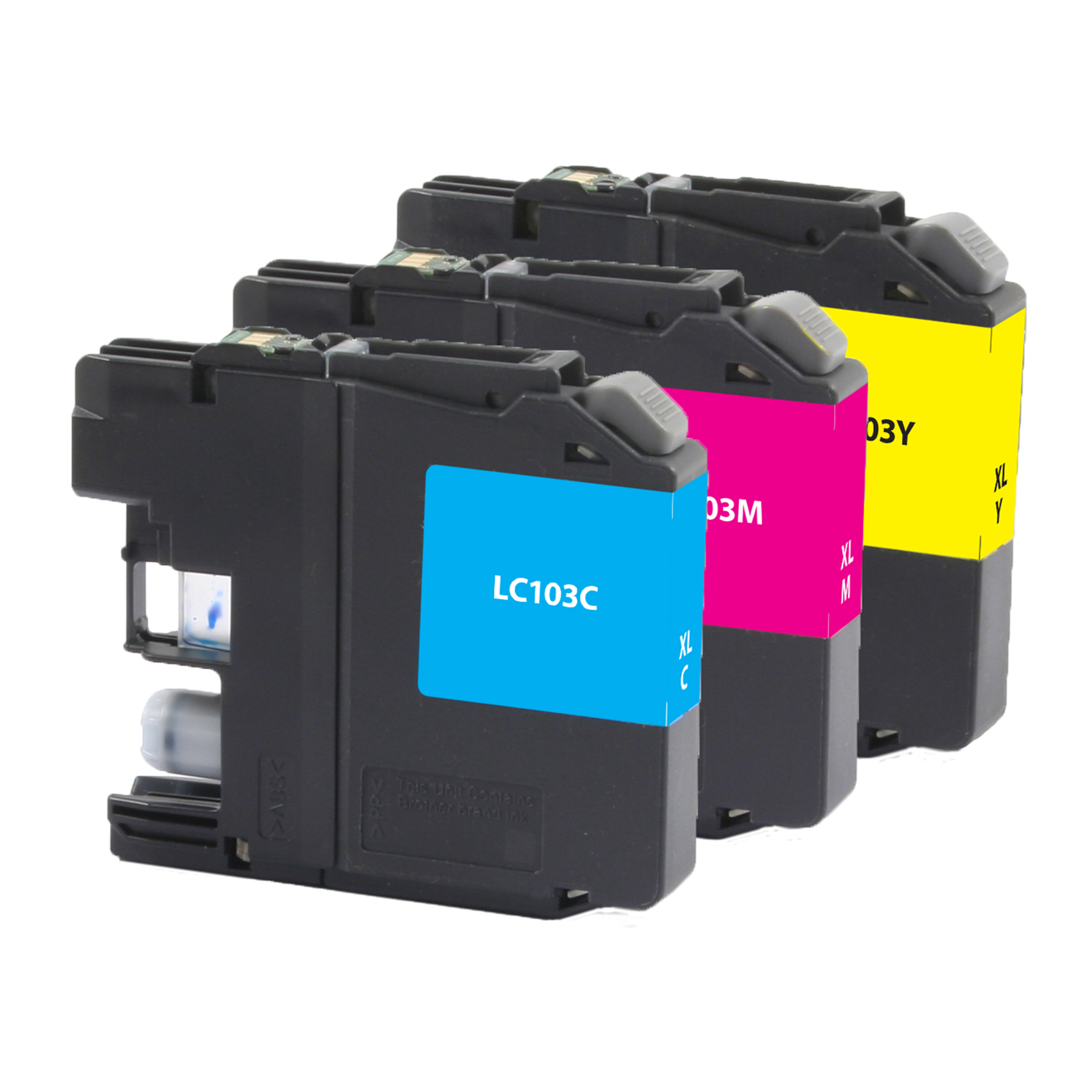 Picture of High Yield Cyan, Magenta, Yellow Ink Cartridges for Brother