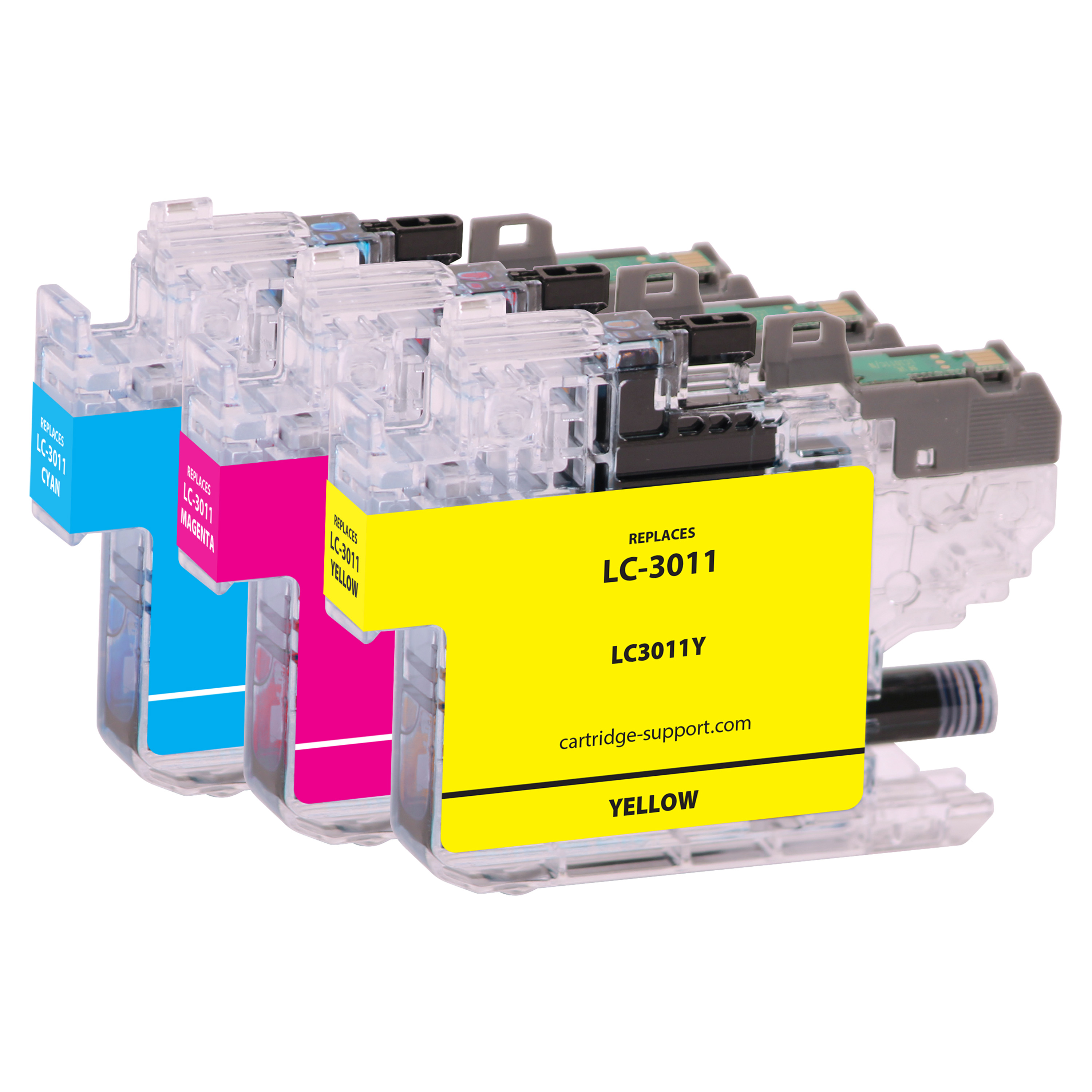 Picture of Cyan, Magenta, Yellow Ink Cartridge 3-Pack for Brother LC301