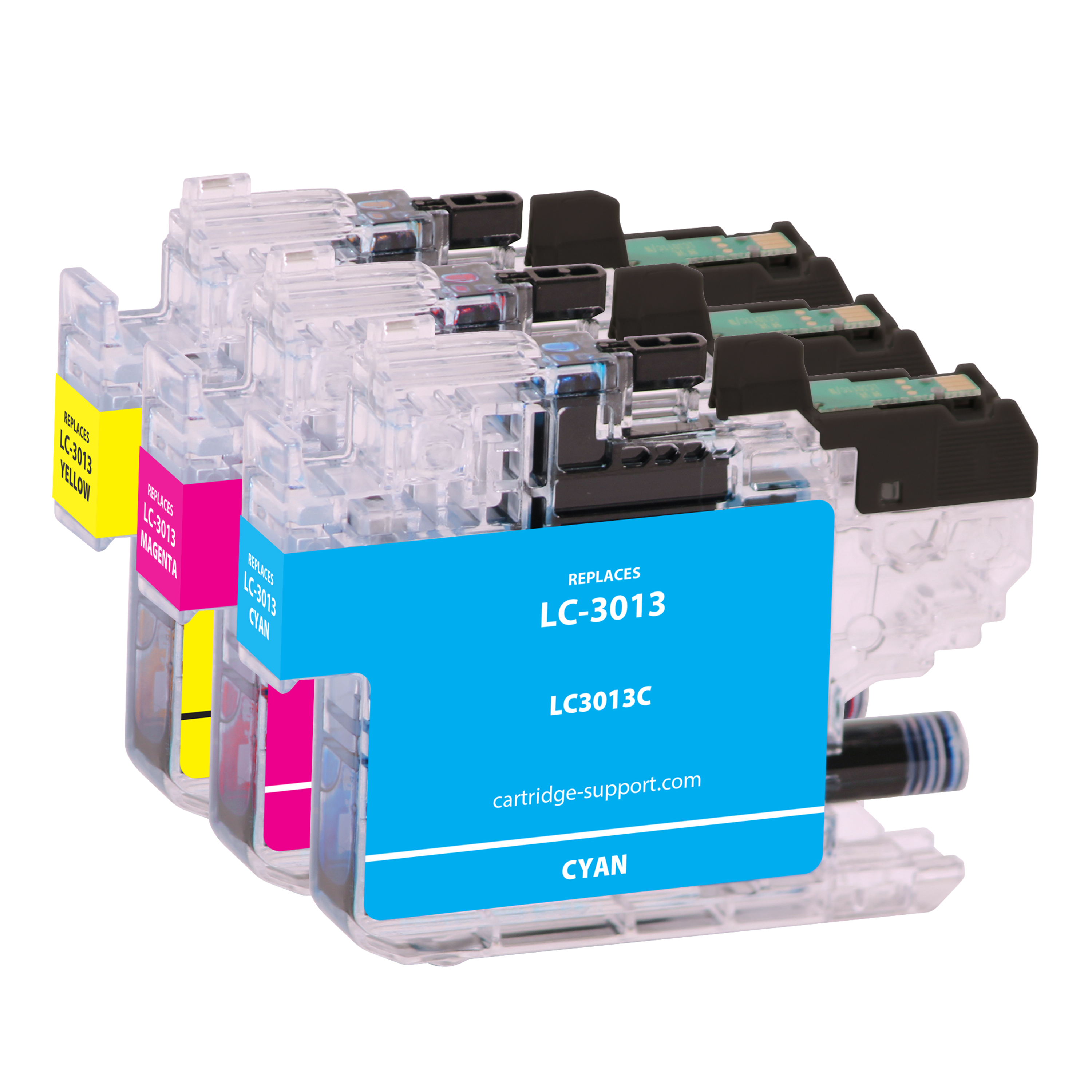 Picture of High Yield Cyan, Magenta, Yellow Ink Cartridges for Brother