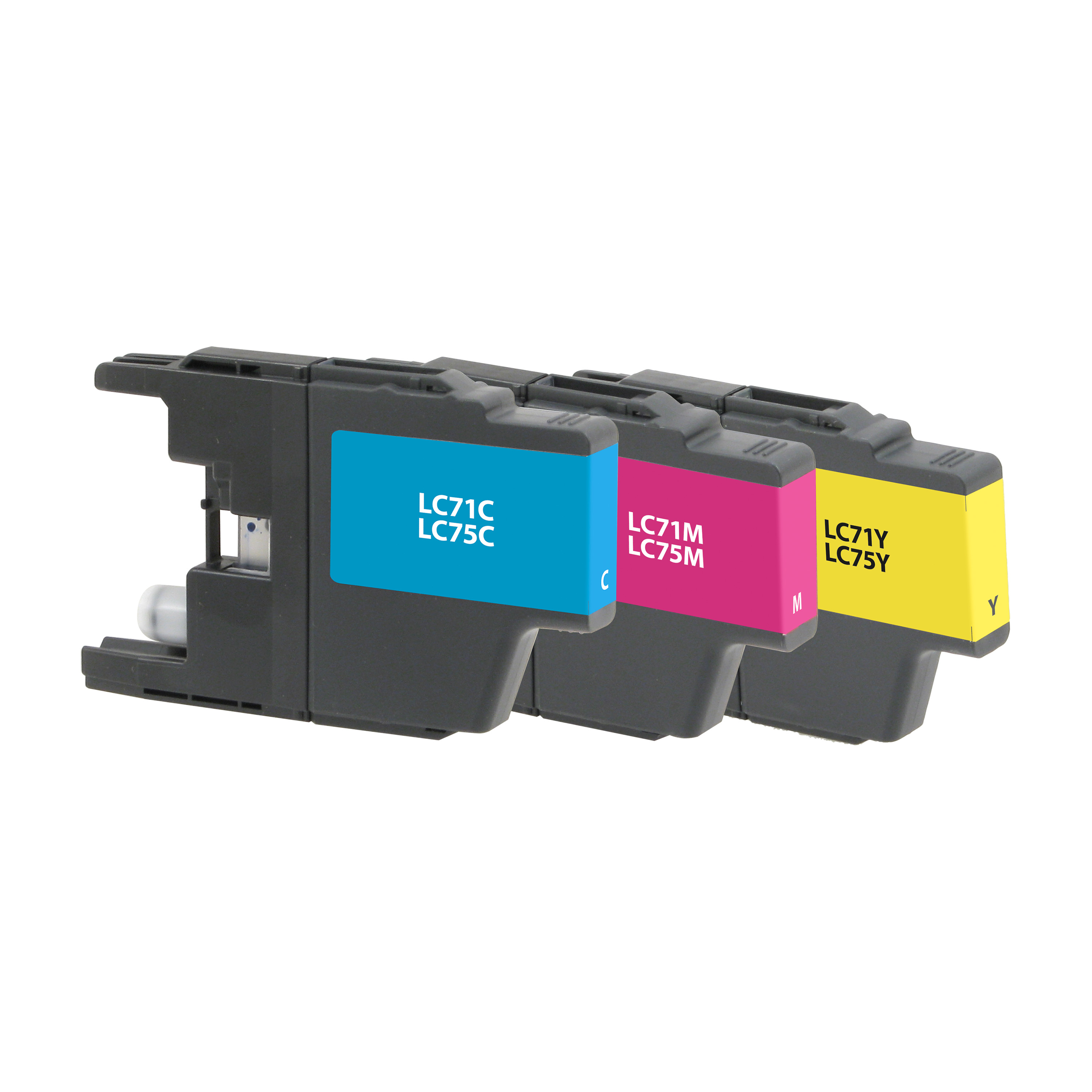 Picture of Cyan, Magenta, Yellow Ink Cartridges for Brother LC71 3-Pack