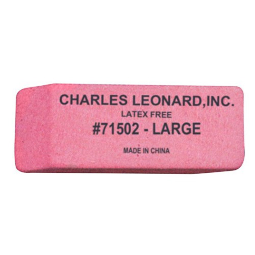 Picture of Charles Leonard Eraser, Synthetic (Latex Free), Wedge Shape