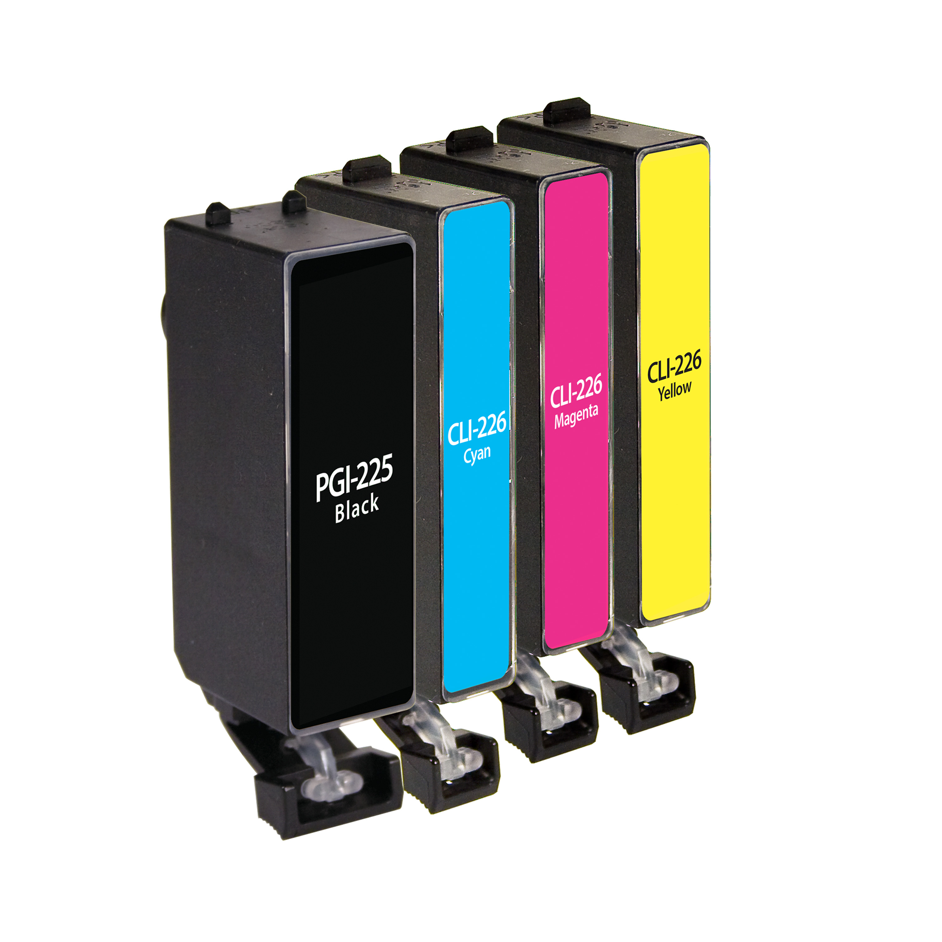 Picture of Black, Cyan, Magenta, Yellow Ink Cartridges for Canon PGI-22