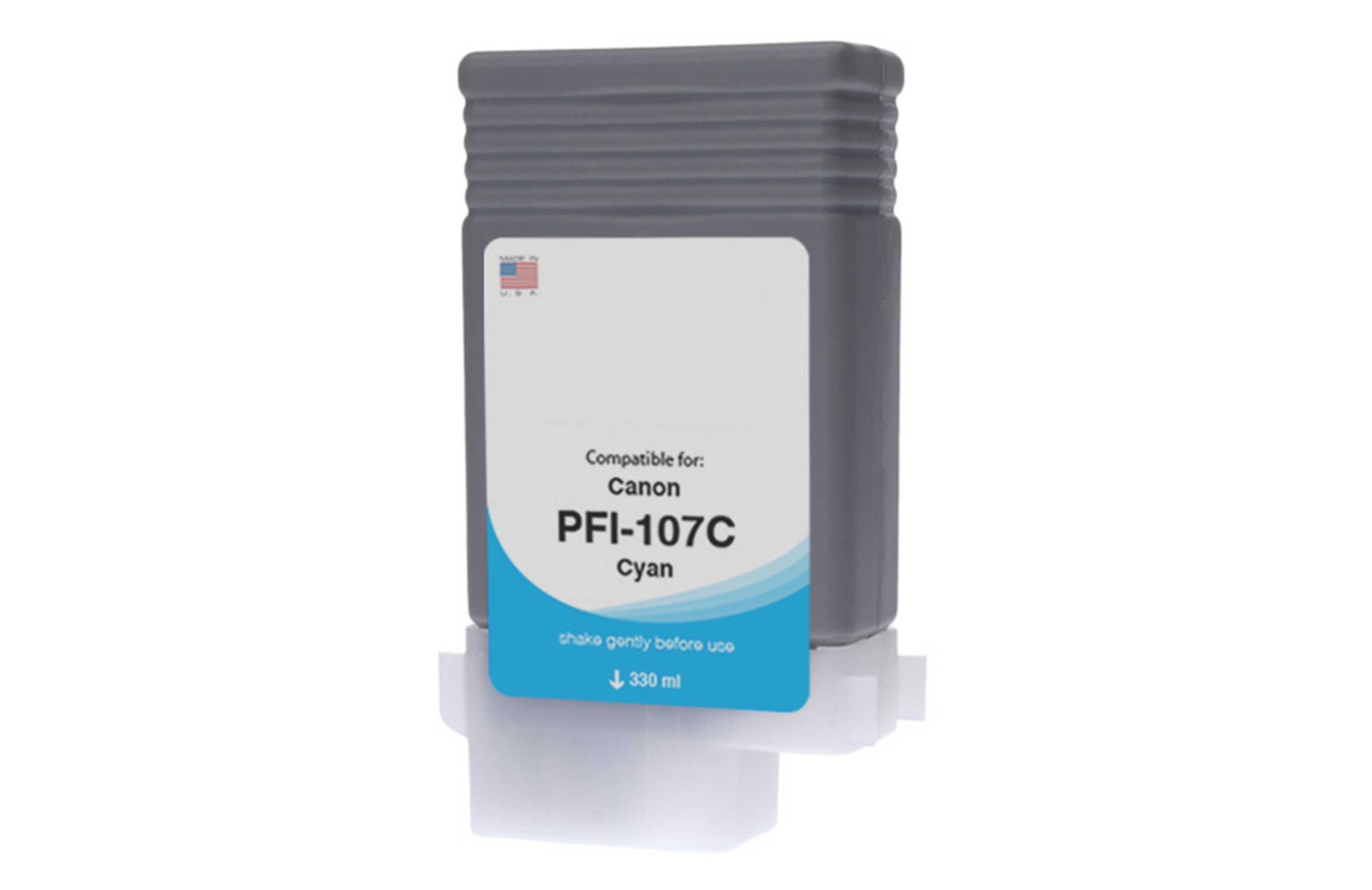 Picture of Cyan Wide Format Ink Cartridge for Canon PFI-107