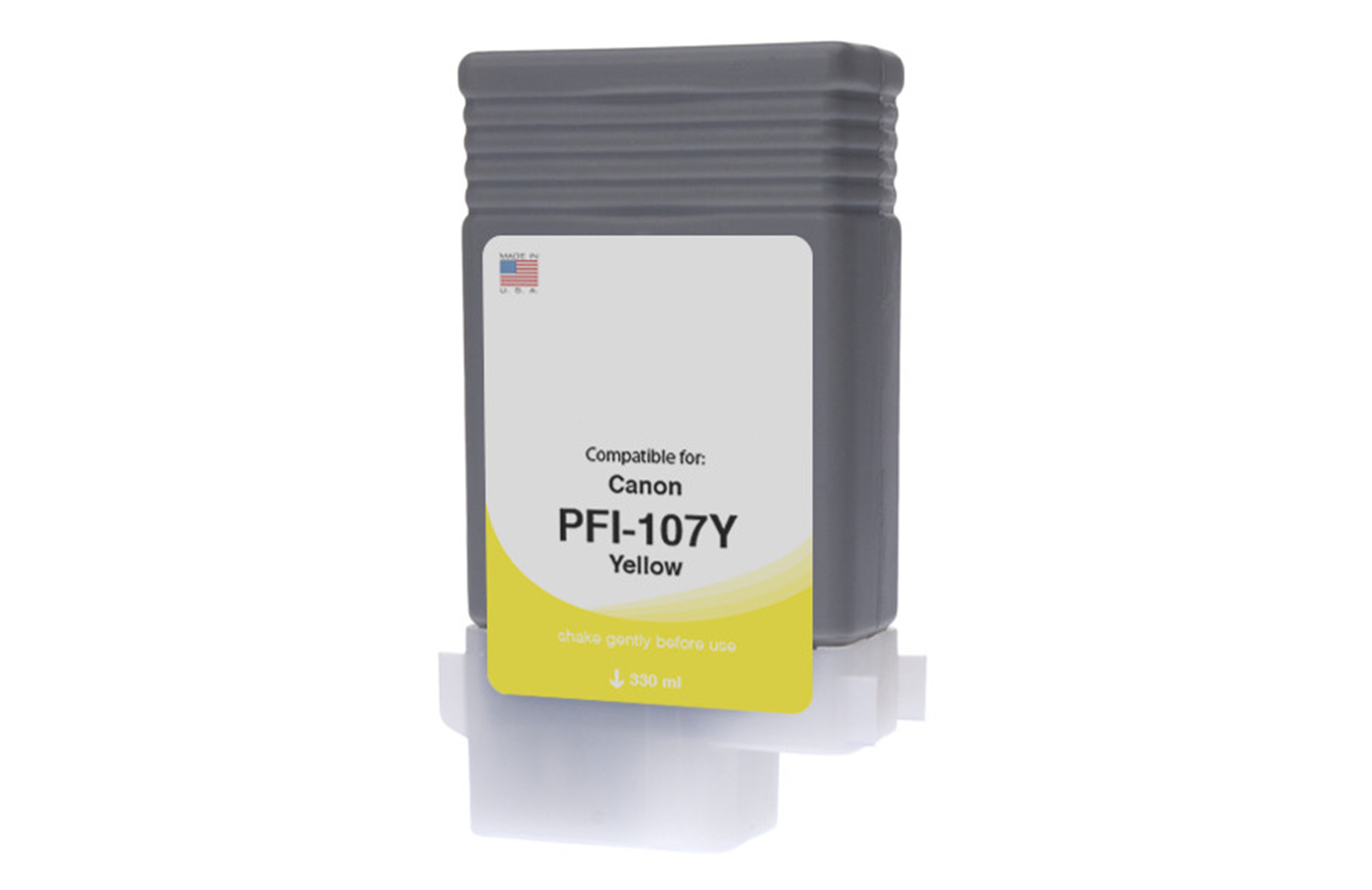 Picture of Yellow Wide Format Ink Cartridge for Canon PFI-107