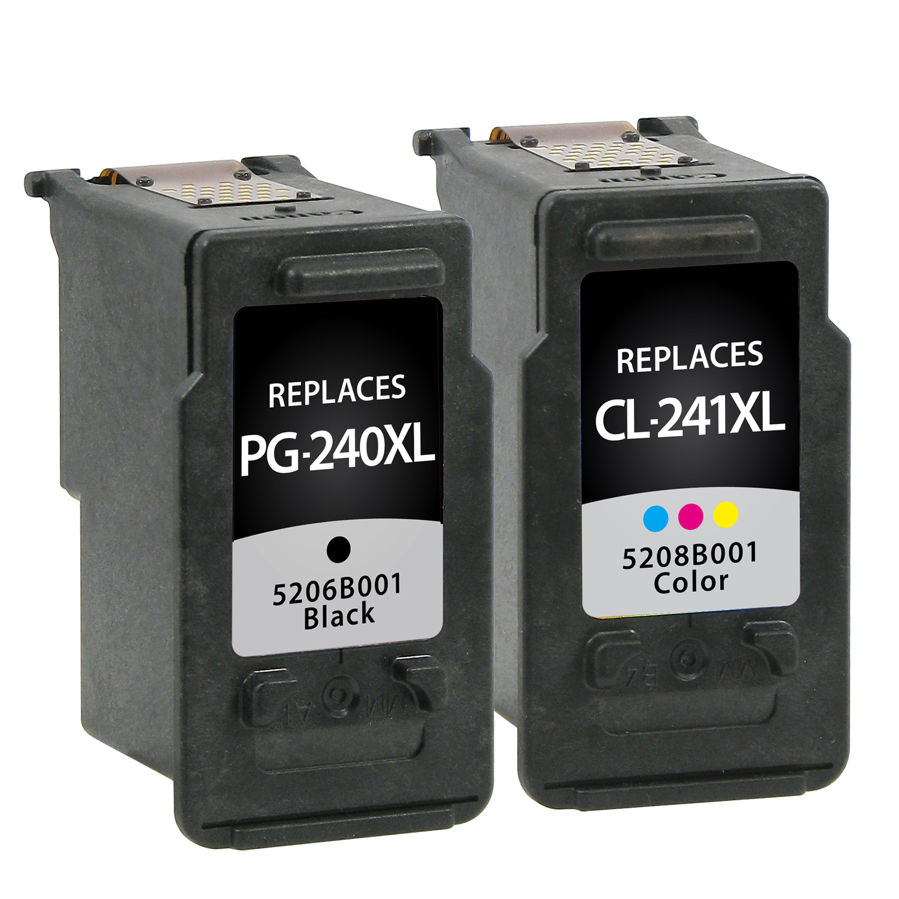 Picture of High Yield Black, Color Ink Cartridges for Canon PG-240XL/CL