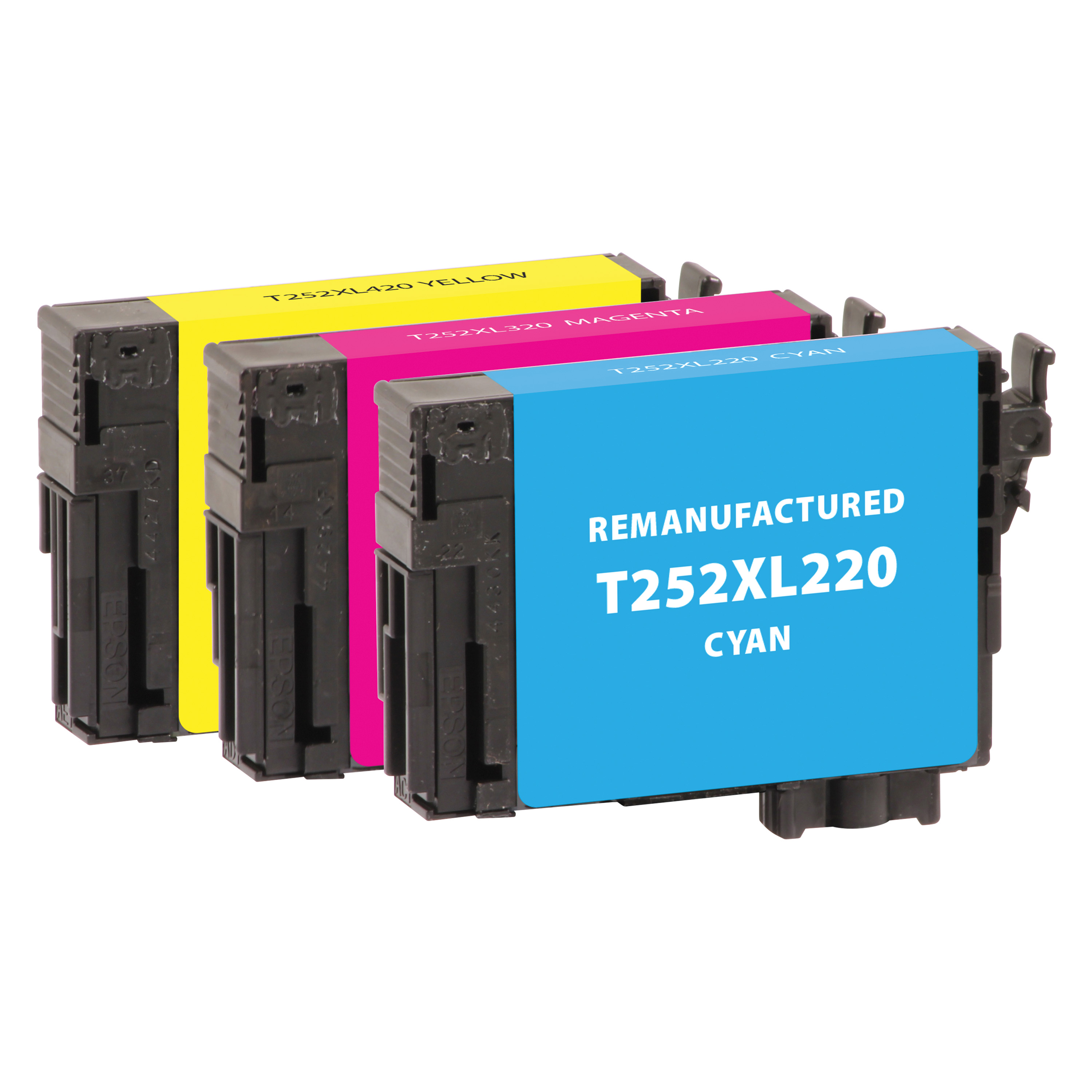 Picture of Cyan, Magenta, Yellow High Yield Ink Cartridges for Epson T2