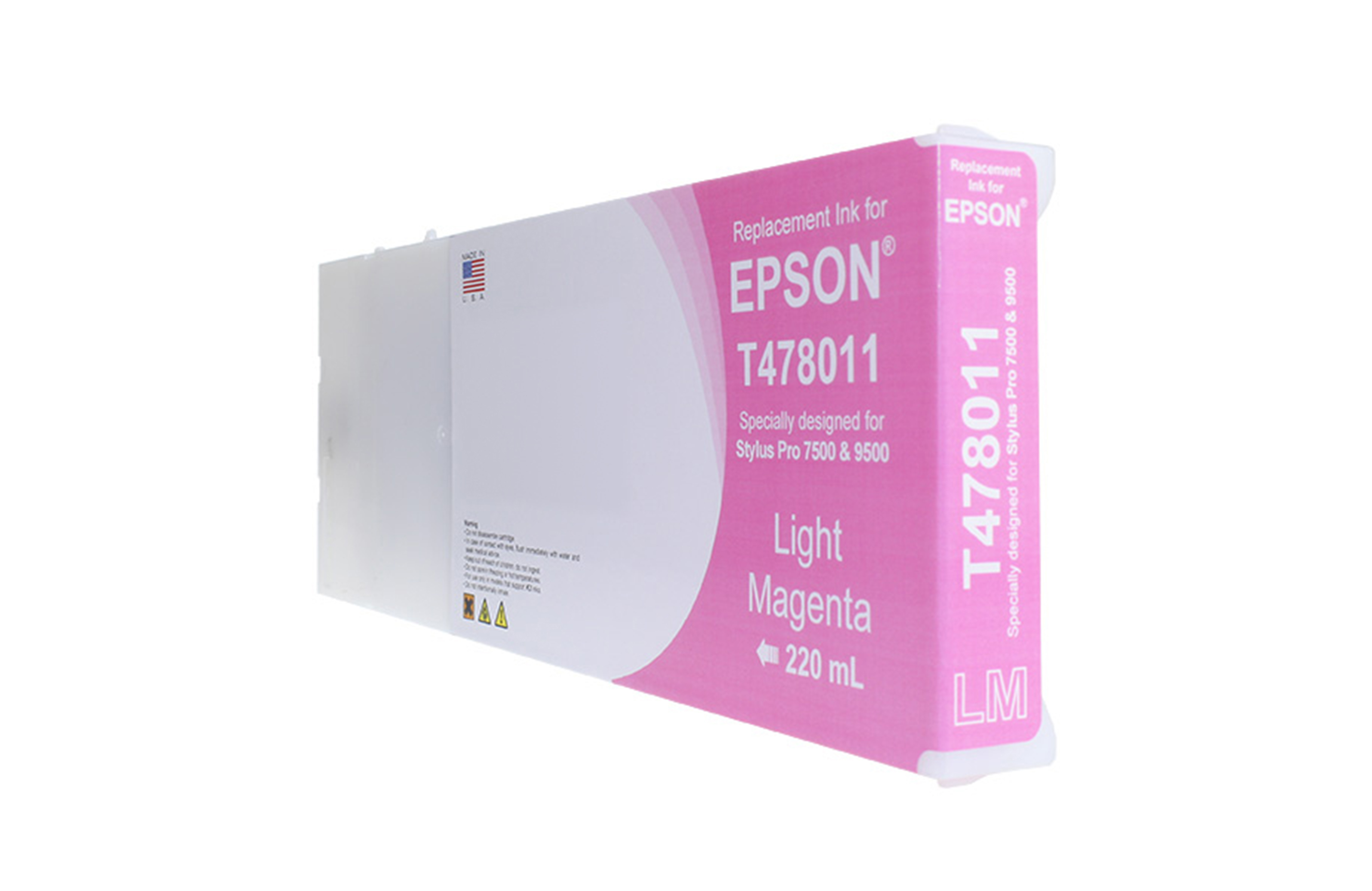 Picture of Light Magenta Wide Format Ink Cartridge for T478011