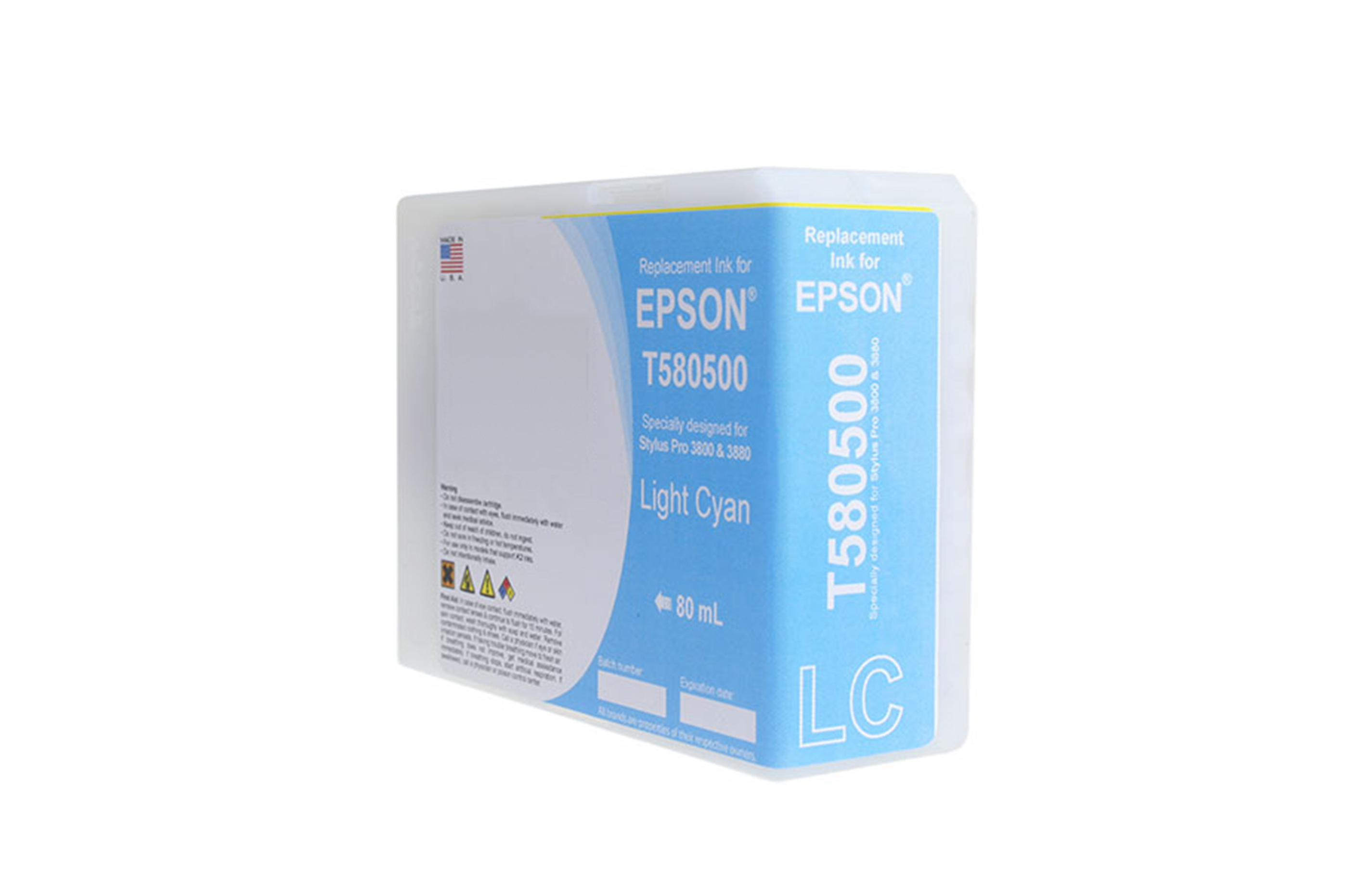 Picture of High Yield Light Cyan Wide Format Ink Cartridge for Epson T5