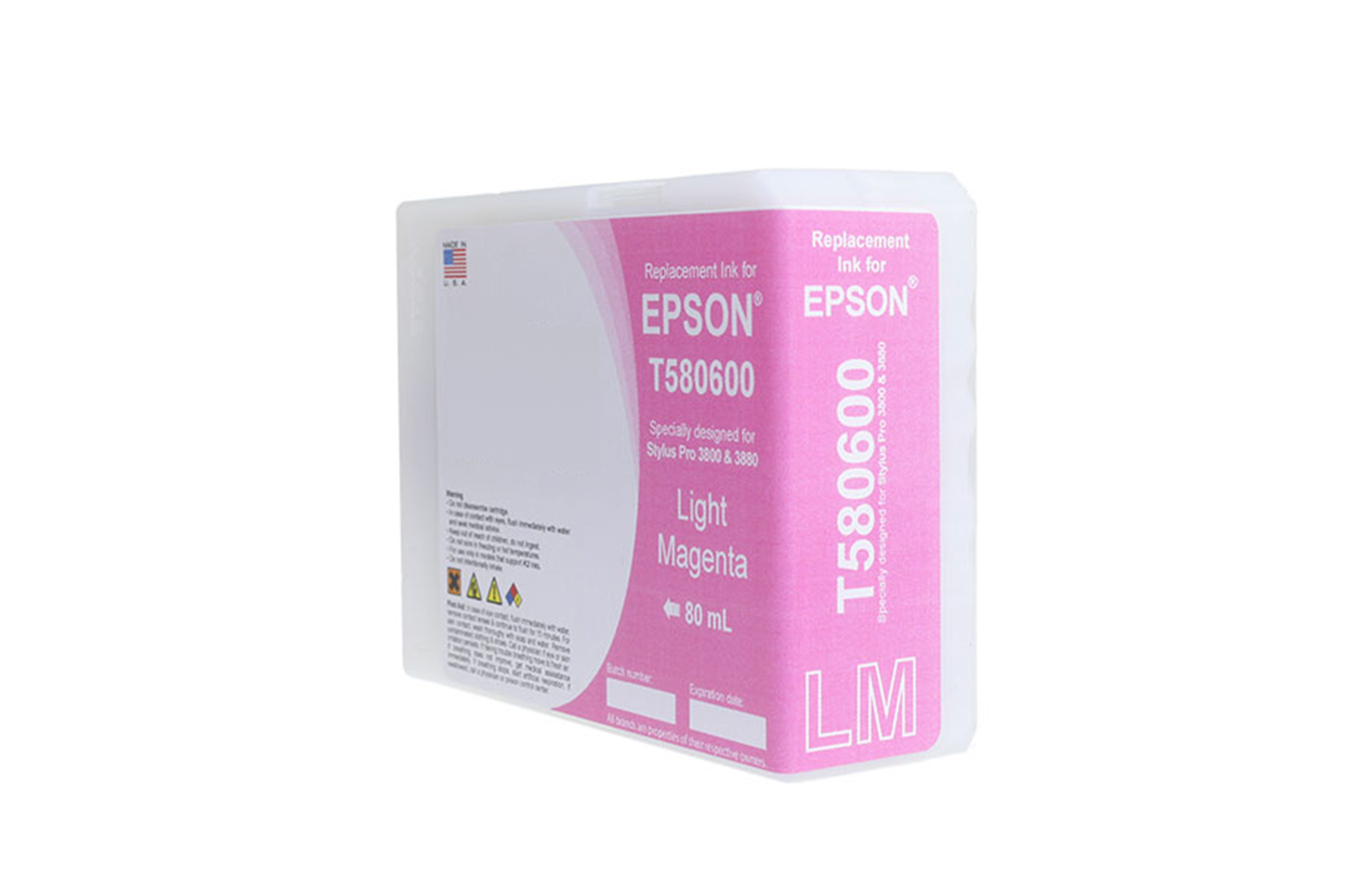 Picture of High Yield Light Magenta Wide Format Ink Cartridge for Epson