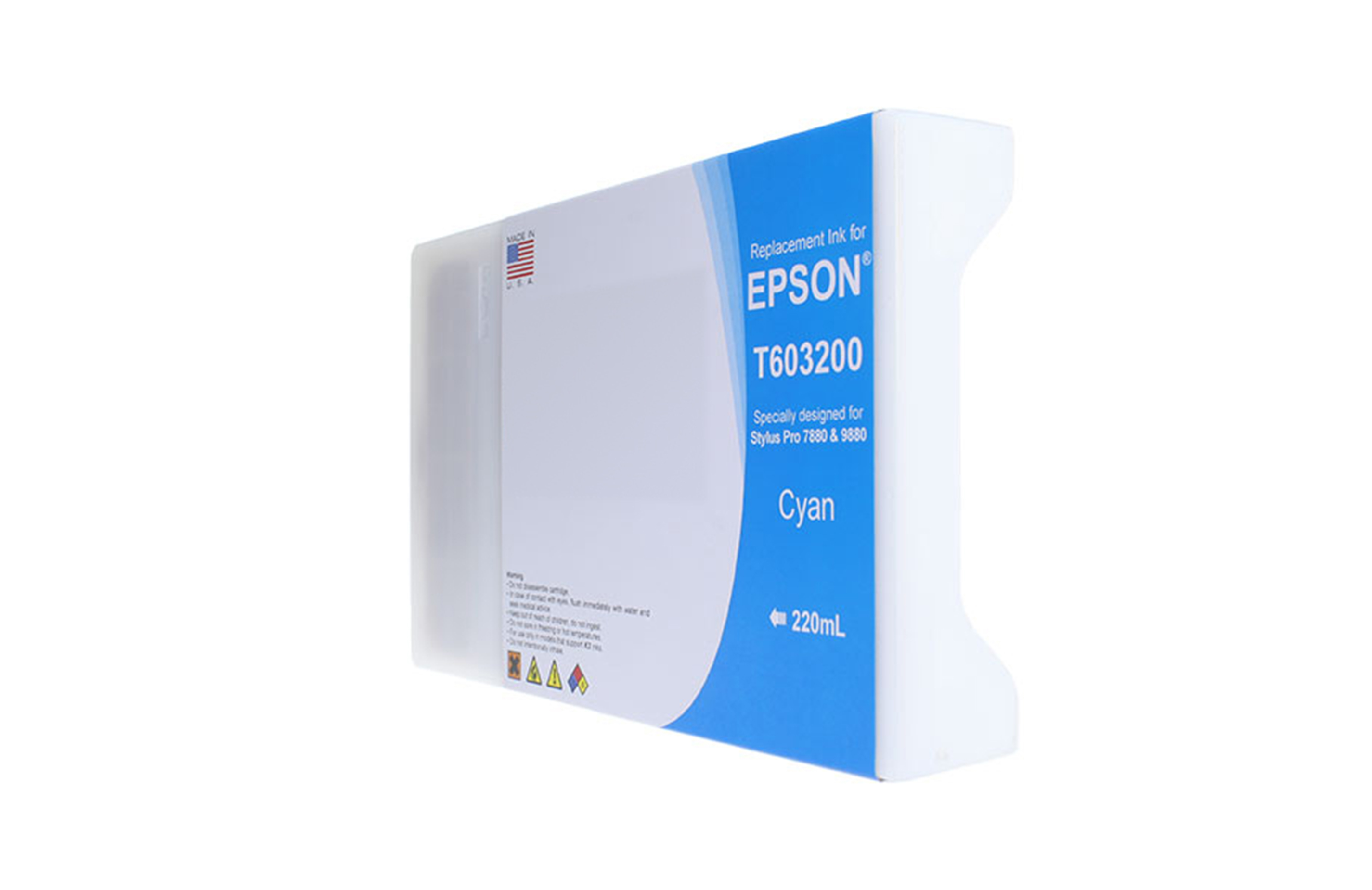 Picture of High Yield Cyan Wide Format Ink Cartridge for Epson T563200/