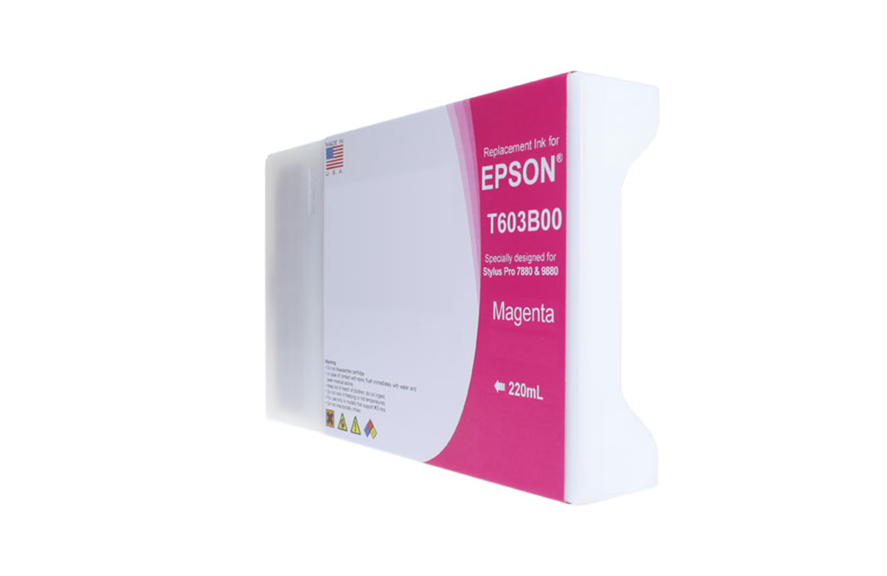 Picture of High Yield Magenta Wide Format Ink Cartridge for Epson T6033