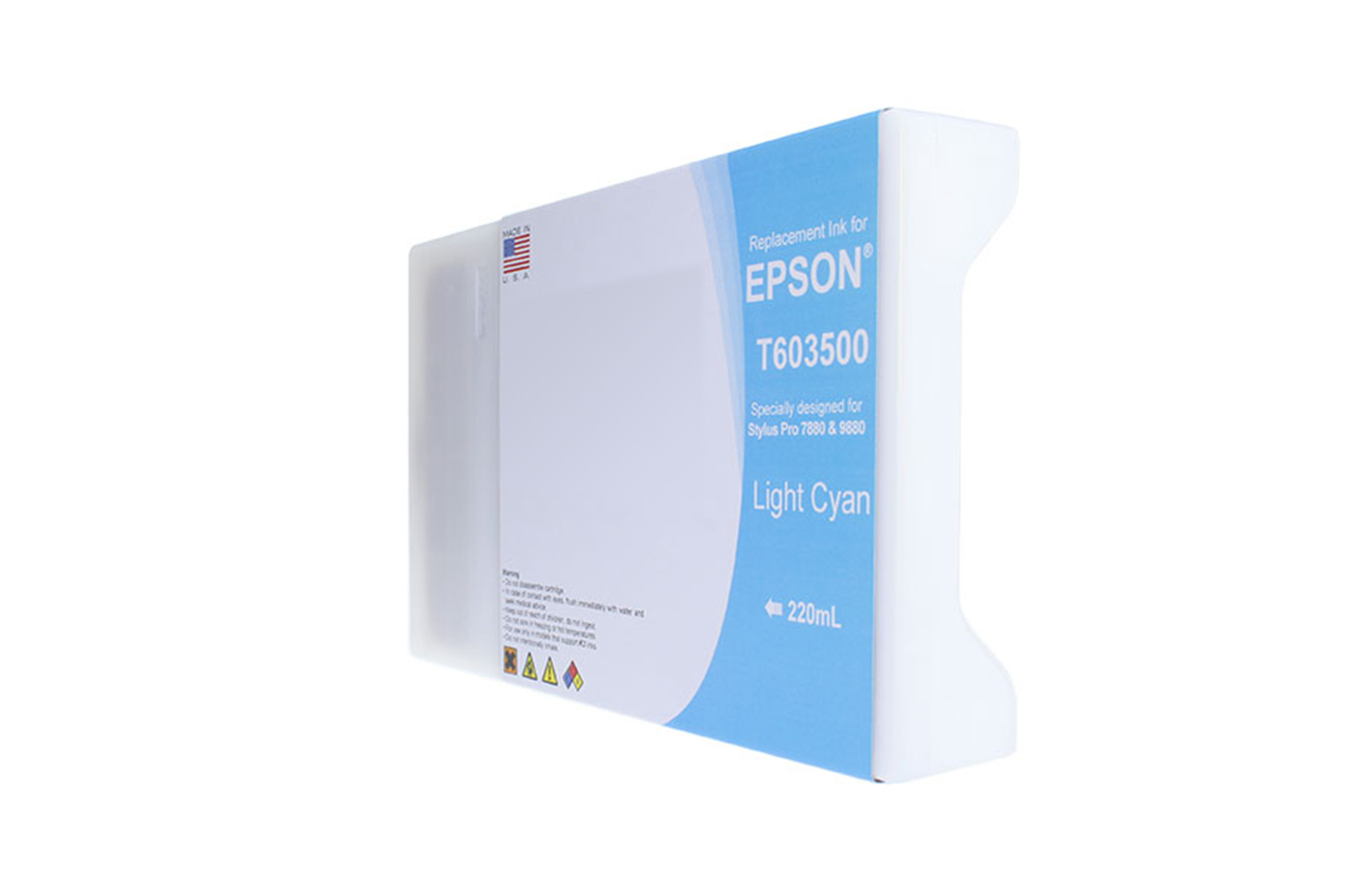 Picture of High Yield Light Cyan Wide Format Ink Cartridge for Epson T6