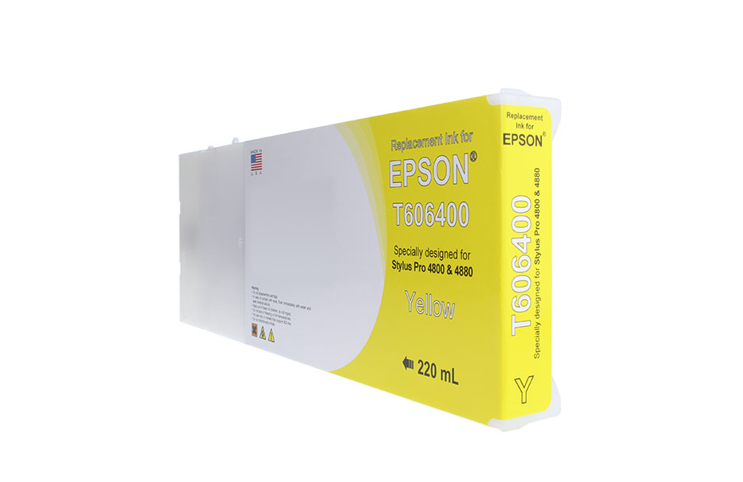 Picture of High Yield Yellow Wide Format Ink Cartridge for Epson T60640