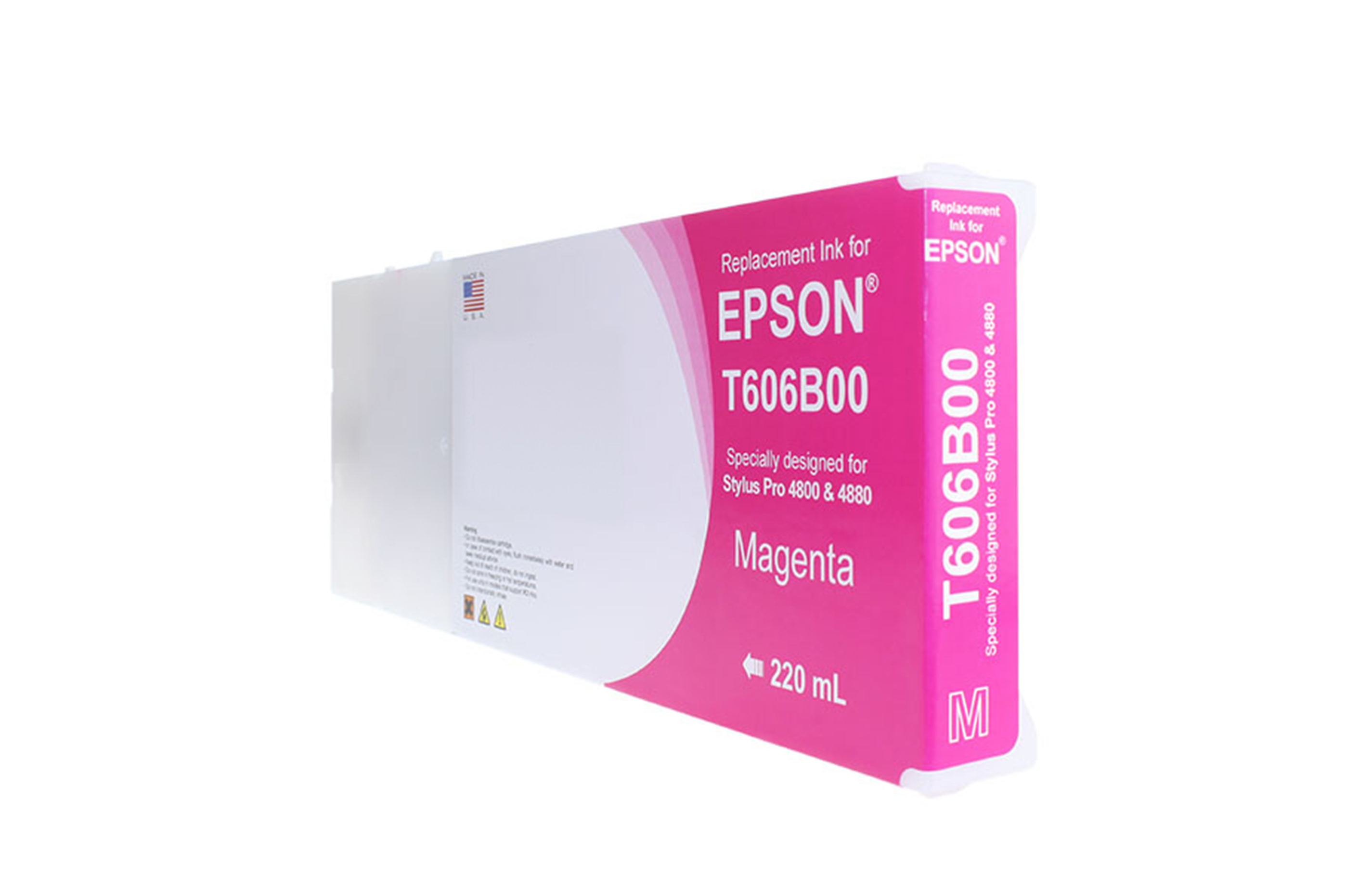 Picture of High Yield Magenta Wide Format Ink Cartridge for Epson T606B