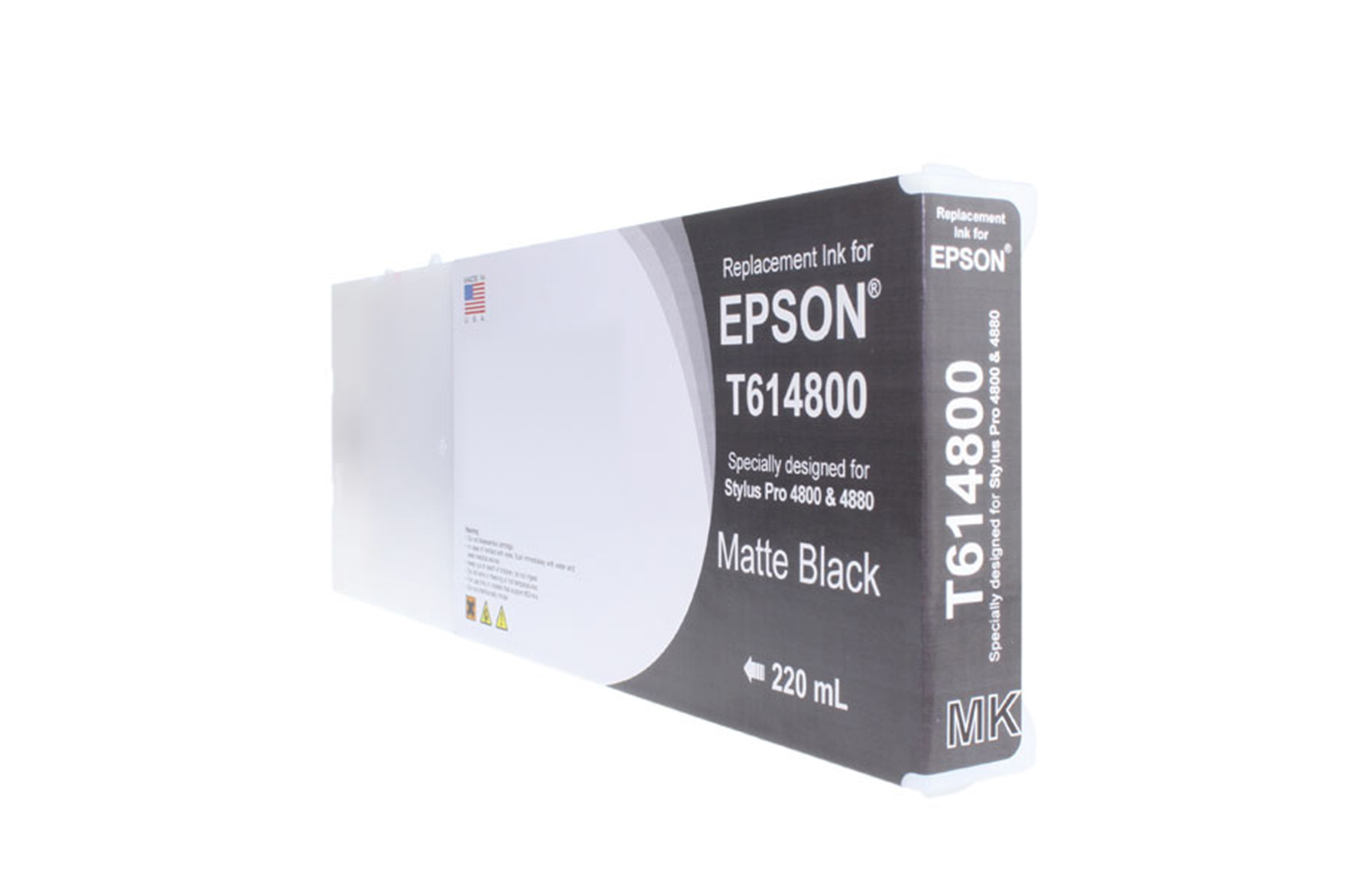 Picture of High Yield Matte Black Wide Format Ink Cartridge for Epson T