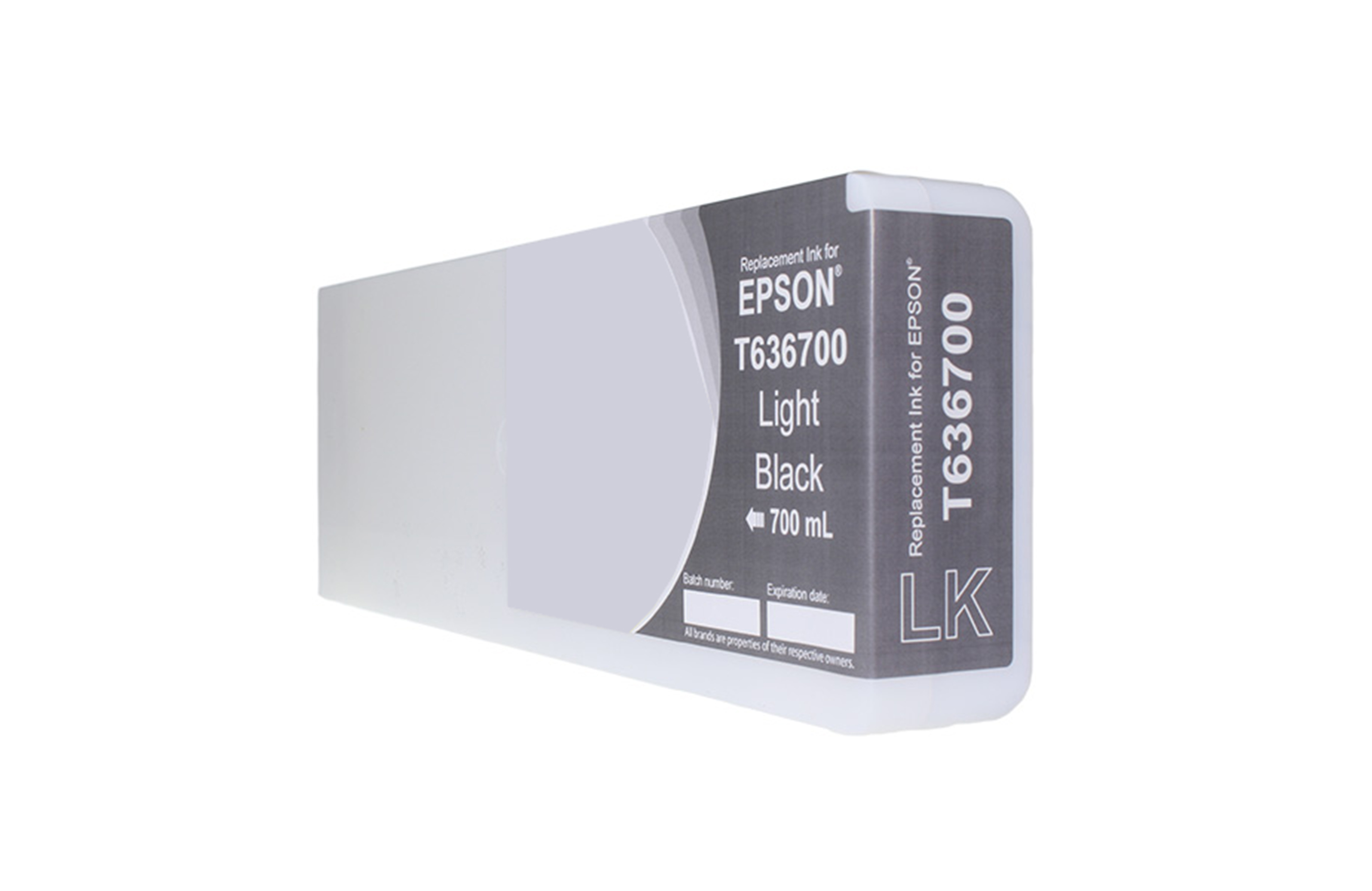 Picture of High Yield Light Black Wide Format Ink Cartridge for Epson T