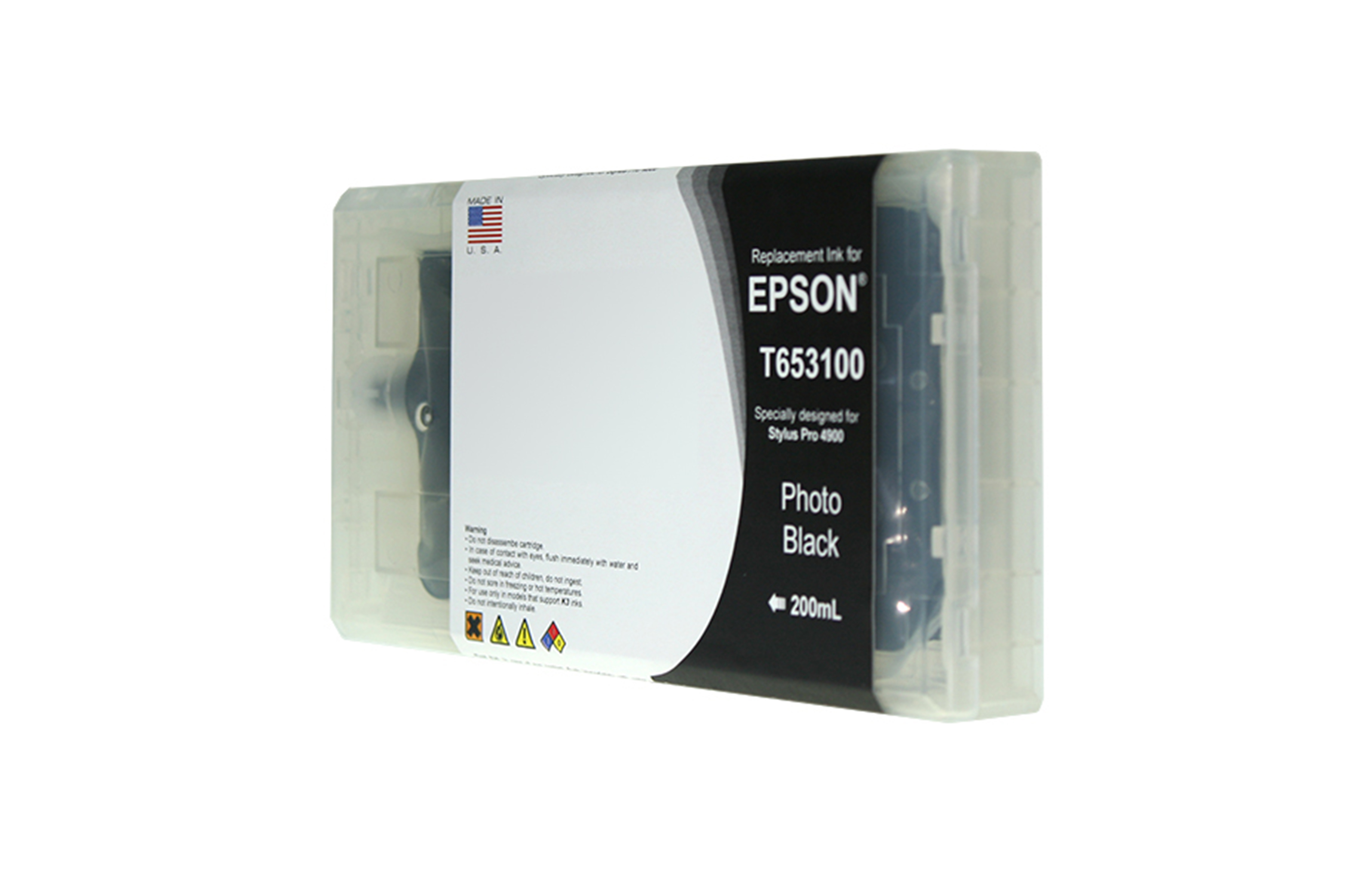 Picture of Photo Black Wide Format Ink Cartridge for T653100