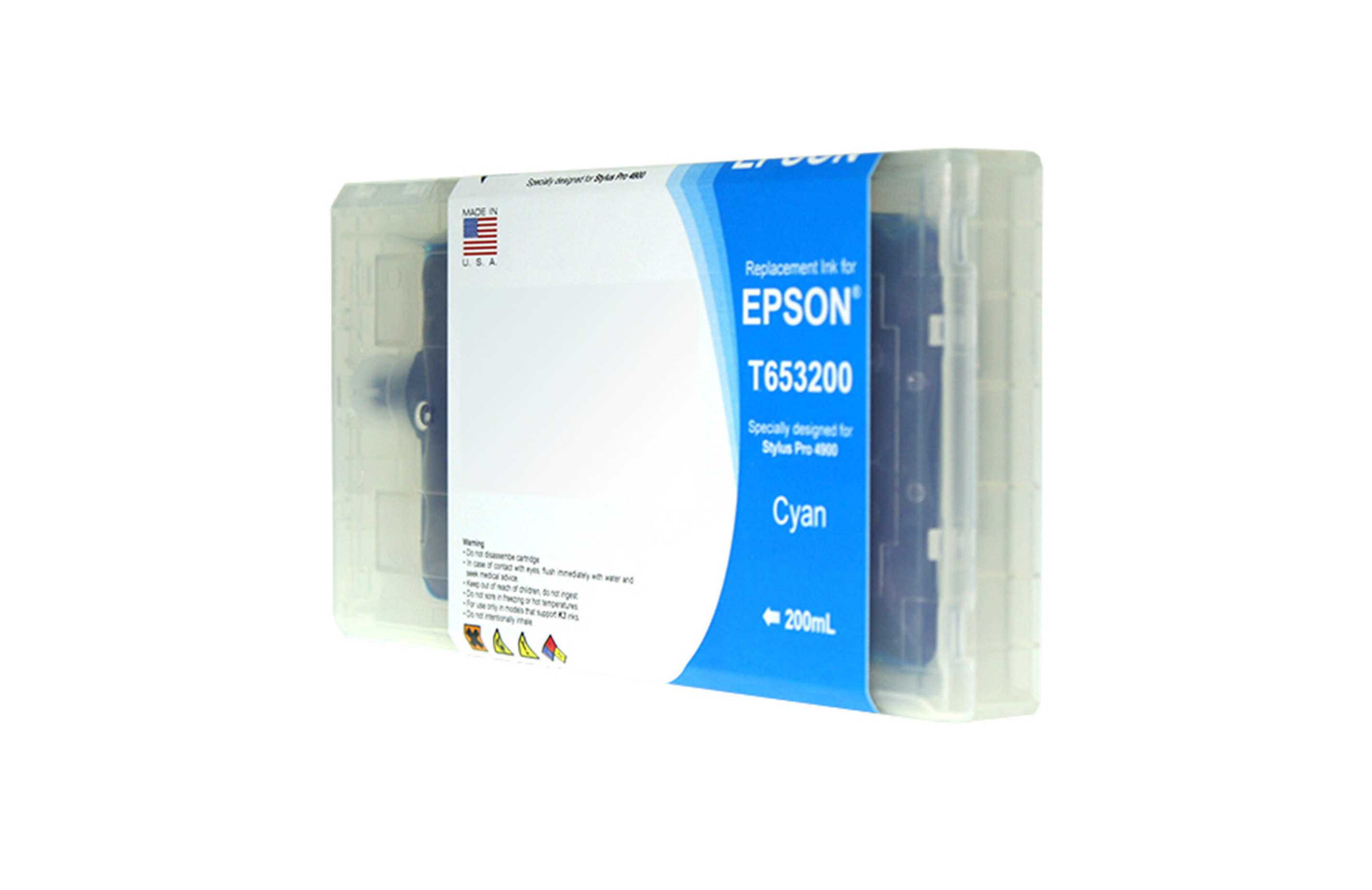 Picture of Cyan Wide Format Ink Cartridge for T653200