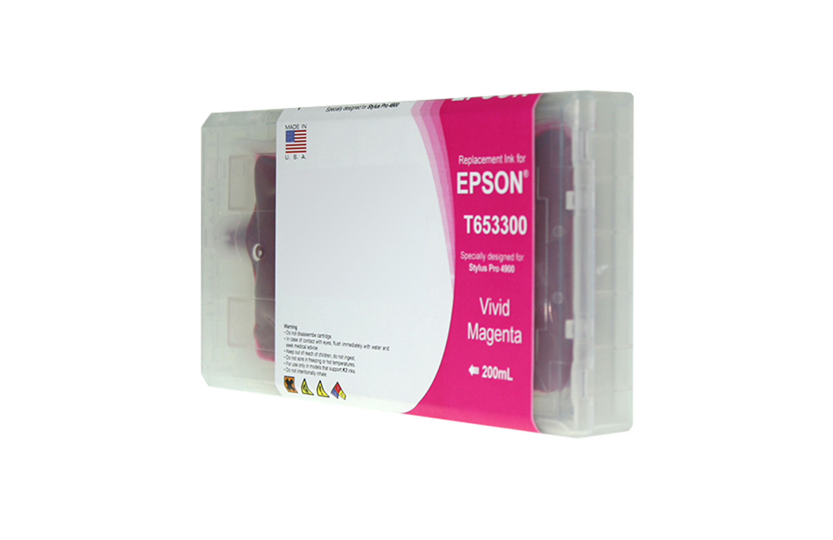 Picture of Vivid Magenta Wide Format Ink Cartridge for T653300