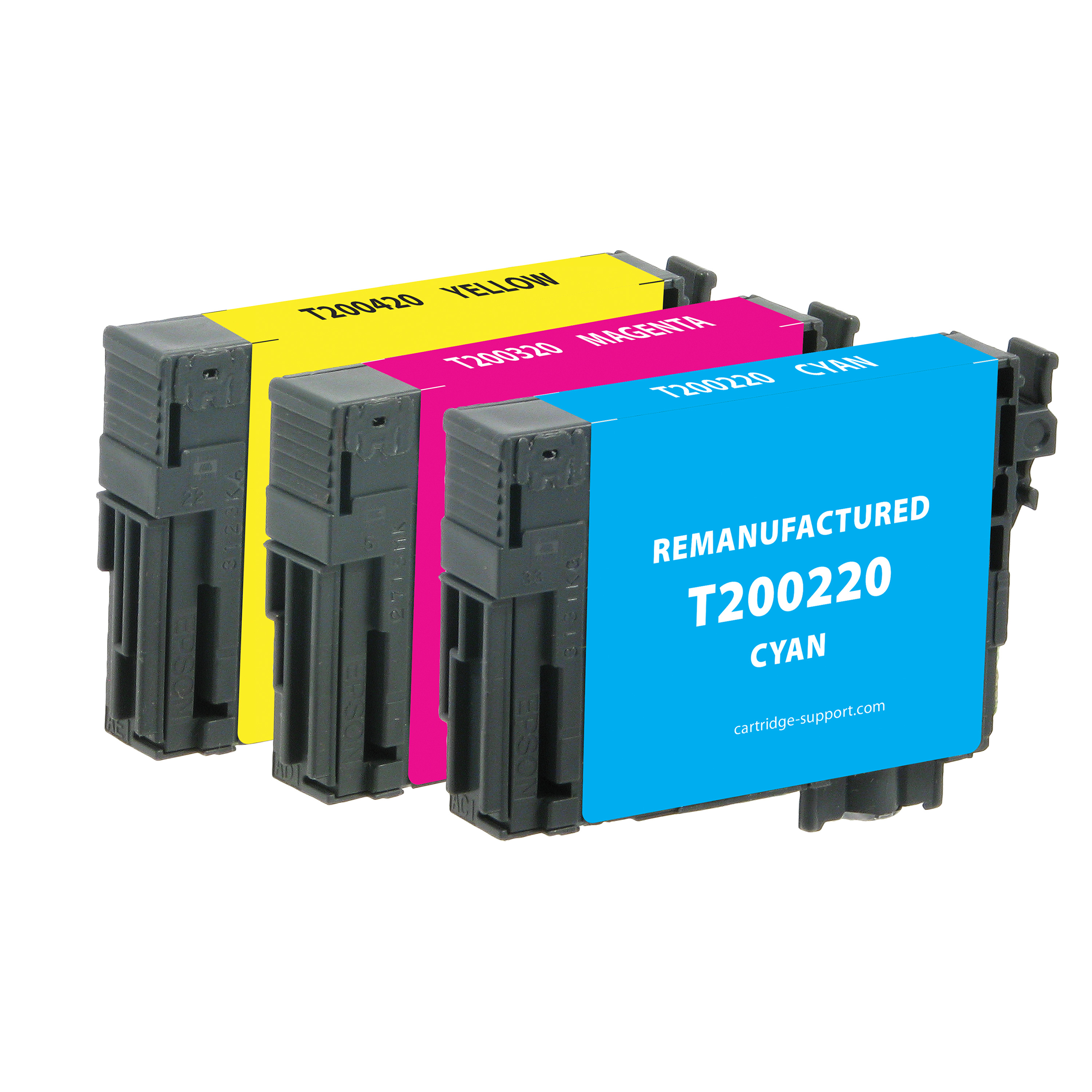 Picture of Cyan, Magenta, Yellow Ink Cartridges for Epson T200 3-Pack