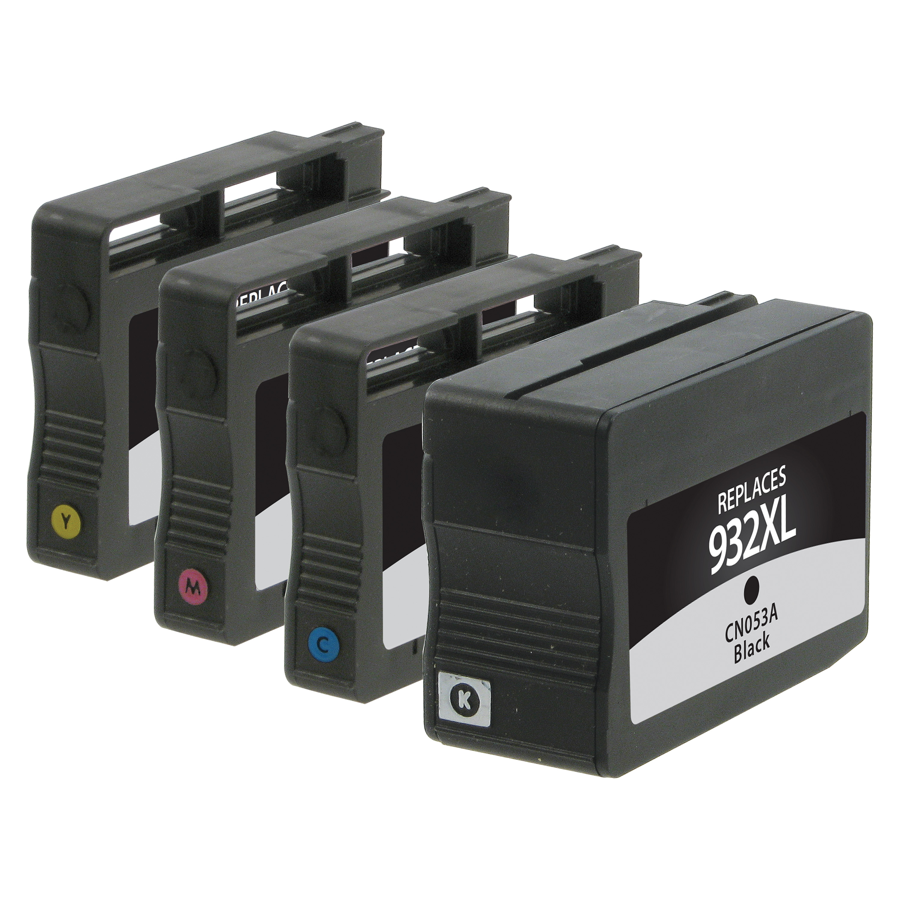 Picture of High Yield Black, Cyan, Magenta, Yellow Ink Cartridges for H