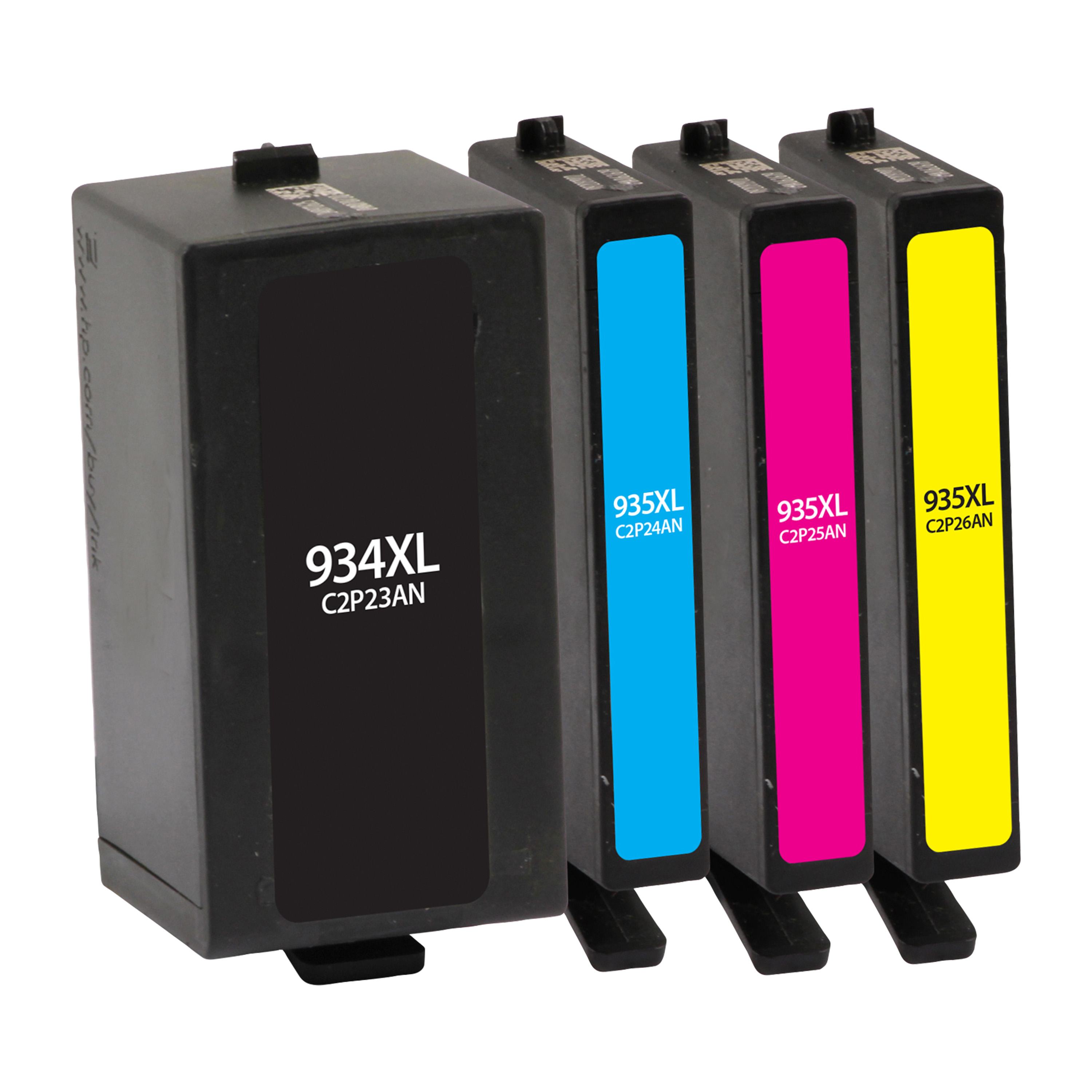 Picture of High Yield Black, Cyan, Magenta, Yellow Ink Cartridges for H