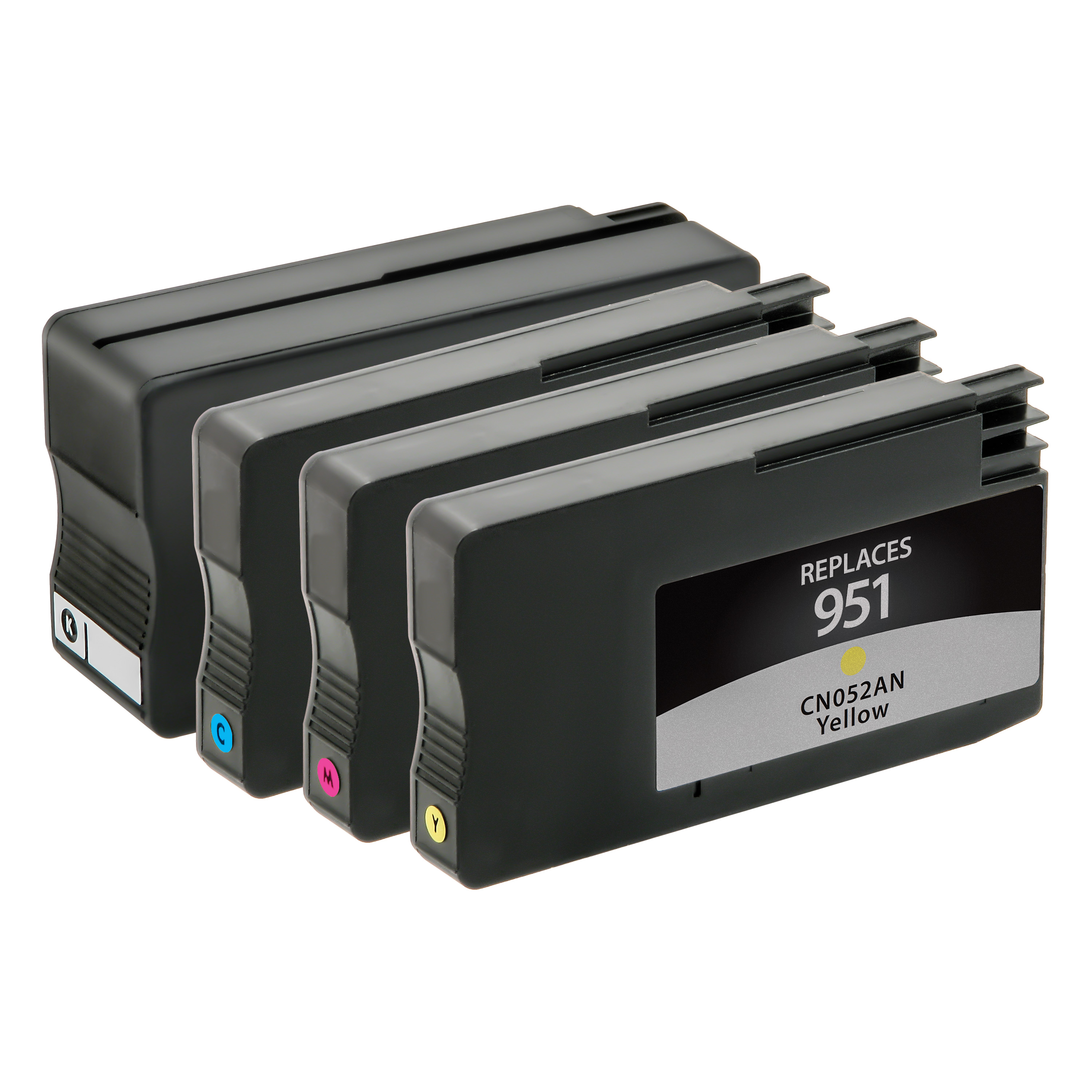 Picture of High Yield Black, Cyan, Magenta, Yellow Ink Cartridges for H