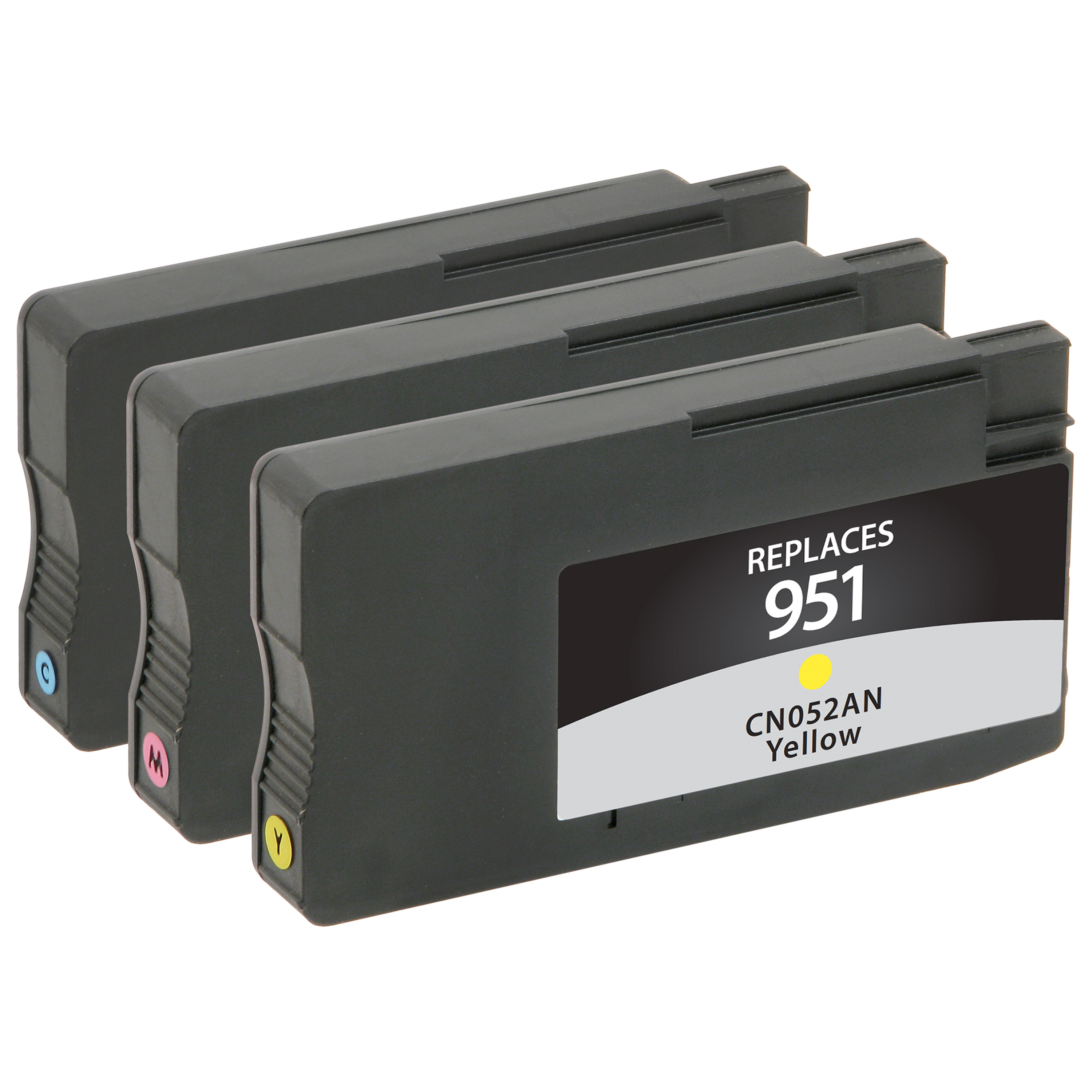 Picture of Clover Remanufactured Cyan, Magenta, Yellow Ink Cartridges for HP 951 (CR314FN) 3-Pack