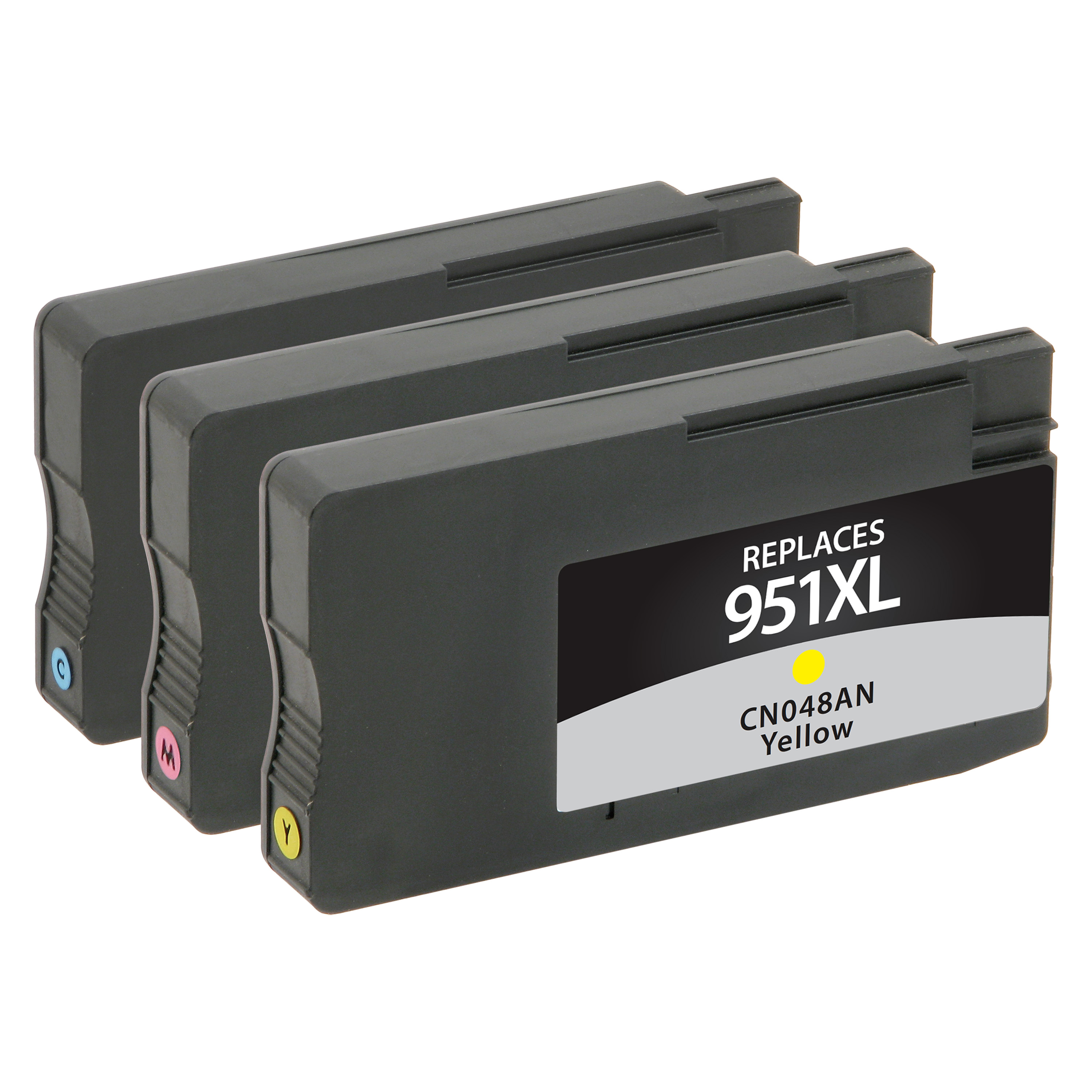 Picture of Clover Remanufactured Cyan, Magenta, Yellow Ink Cartridges for HP 951XL 3-Pack