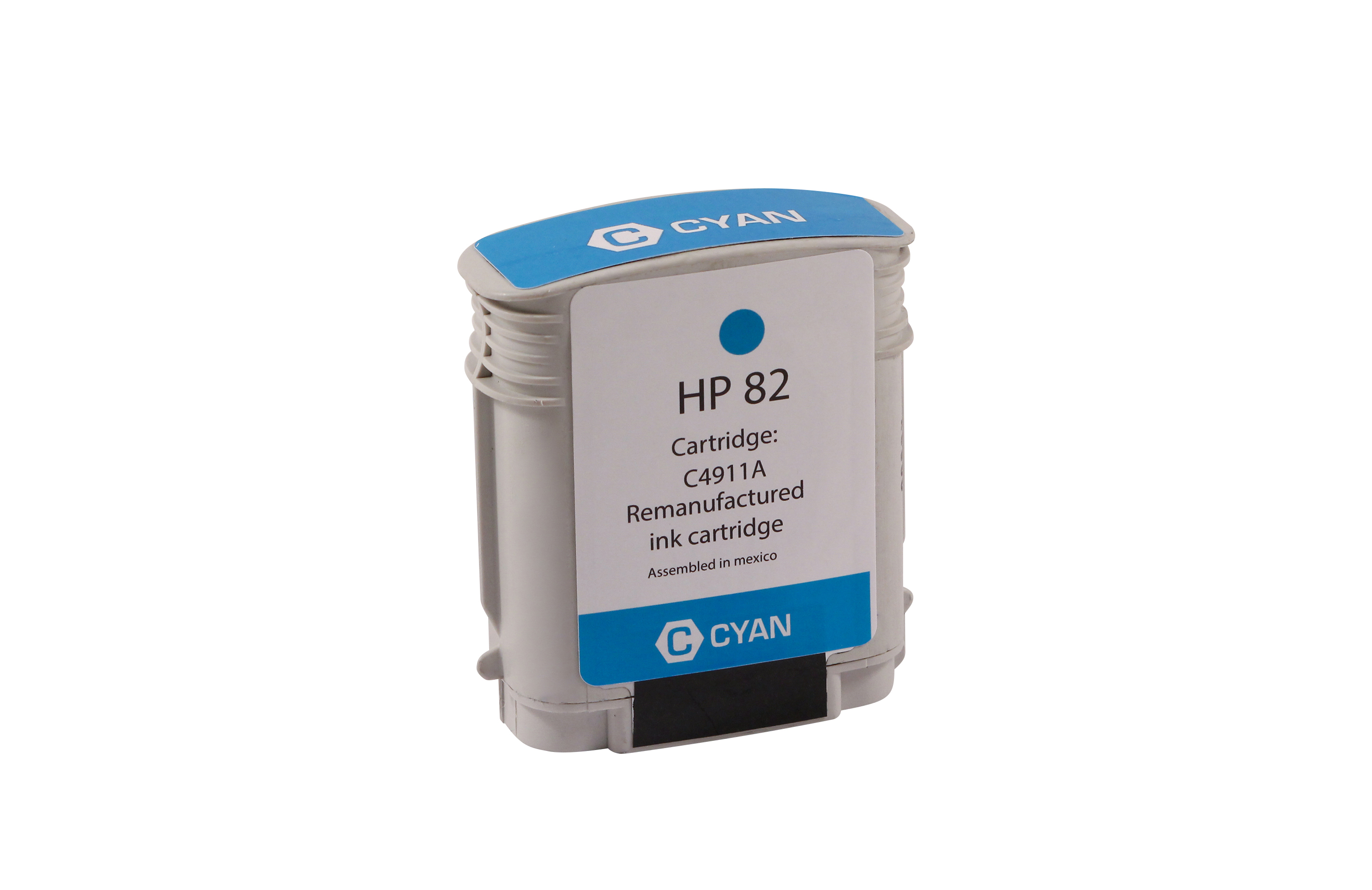 Picture of WF Remanufactured High Yield Cyan Wide Format Ink Cartridge for HP 82 (C4911A)