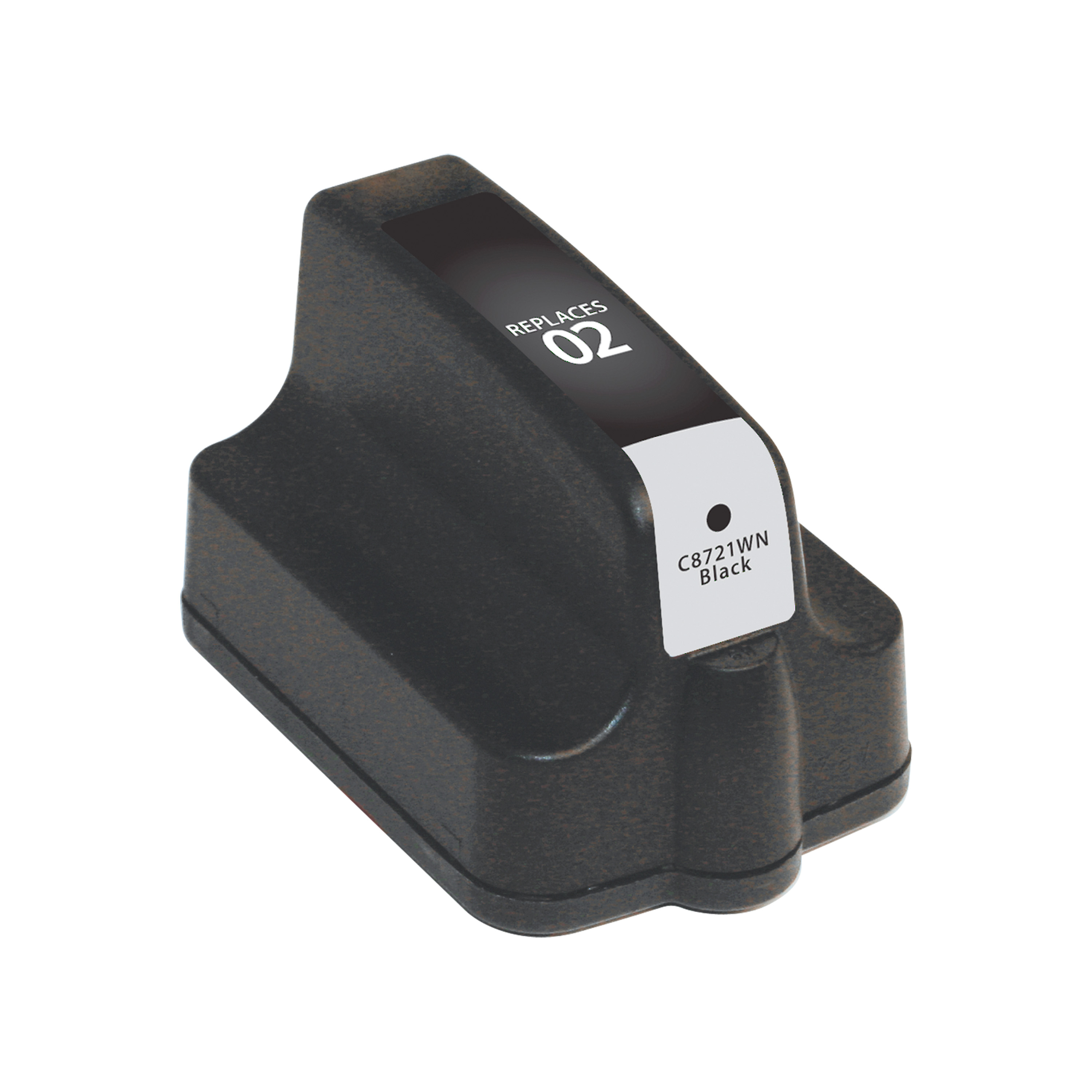 Picture of Clover Remanufactured High Yield Black Ink Cartridge for HP 02 (C8721WN)