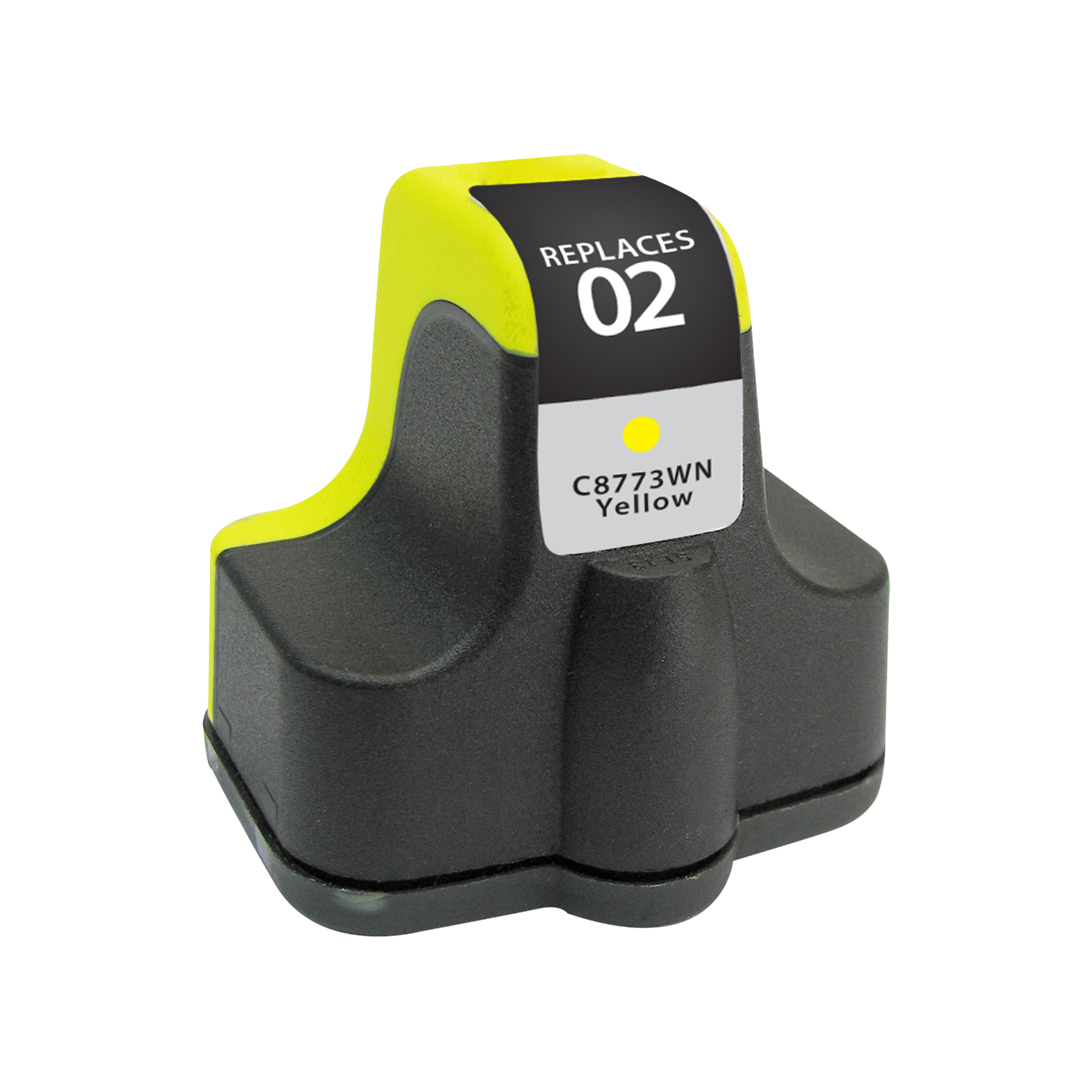 Picture of Clover Remanufactured High Yield Yellow Ink Cartridge for HP 02 (C8773WN)