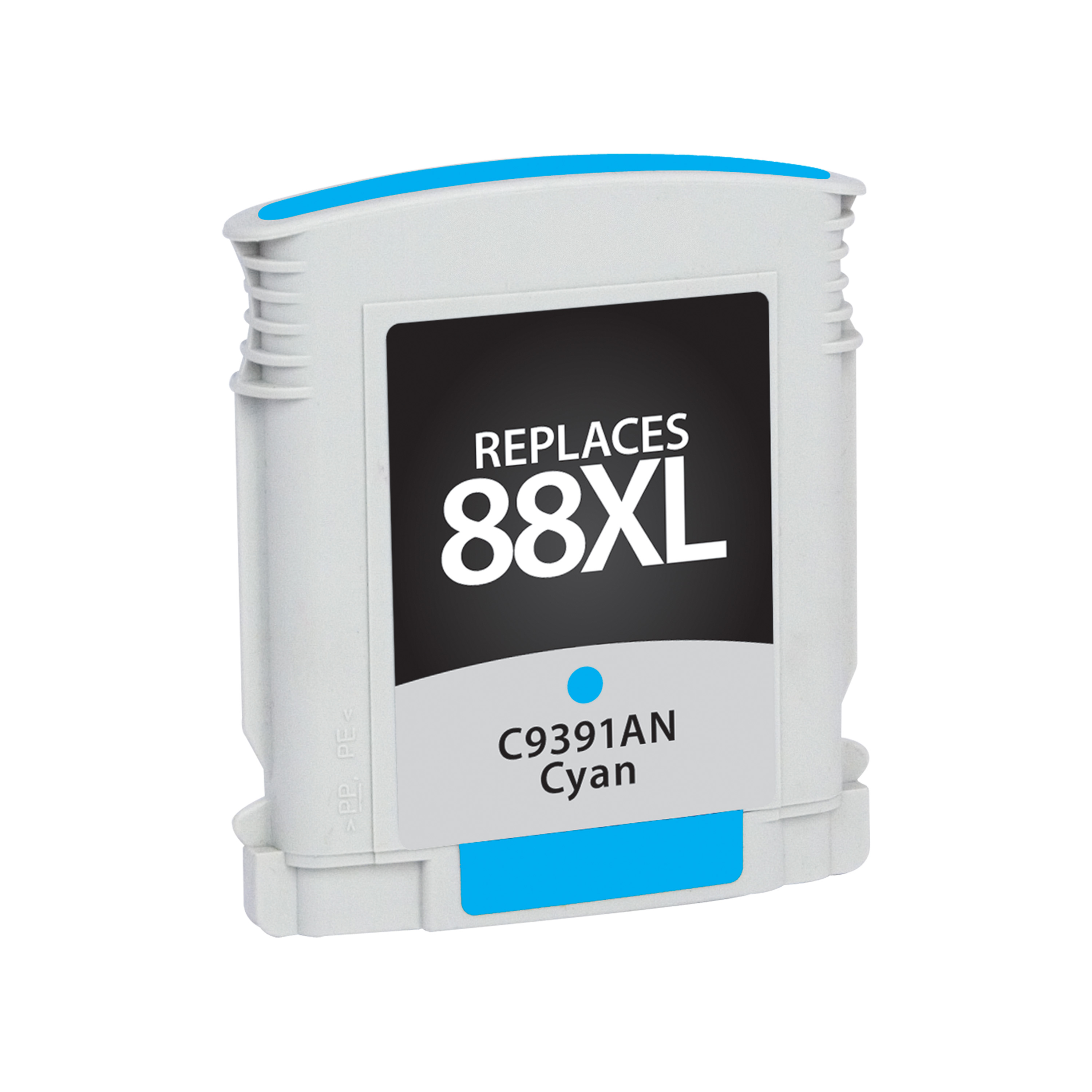 Picture of Clover Remanufactured High Yield Cyan Ink Cartridge for HP 88XL (C9391AN)