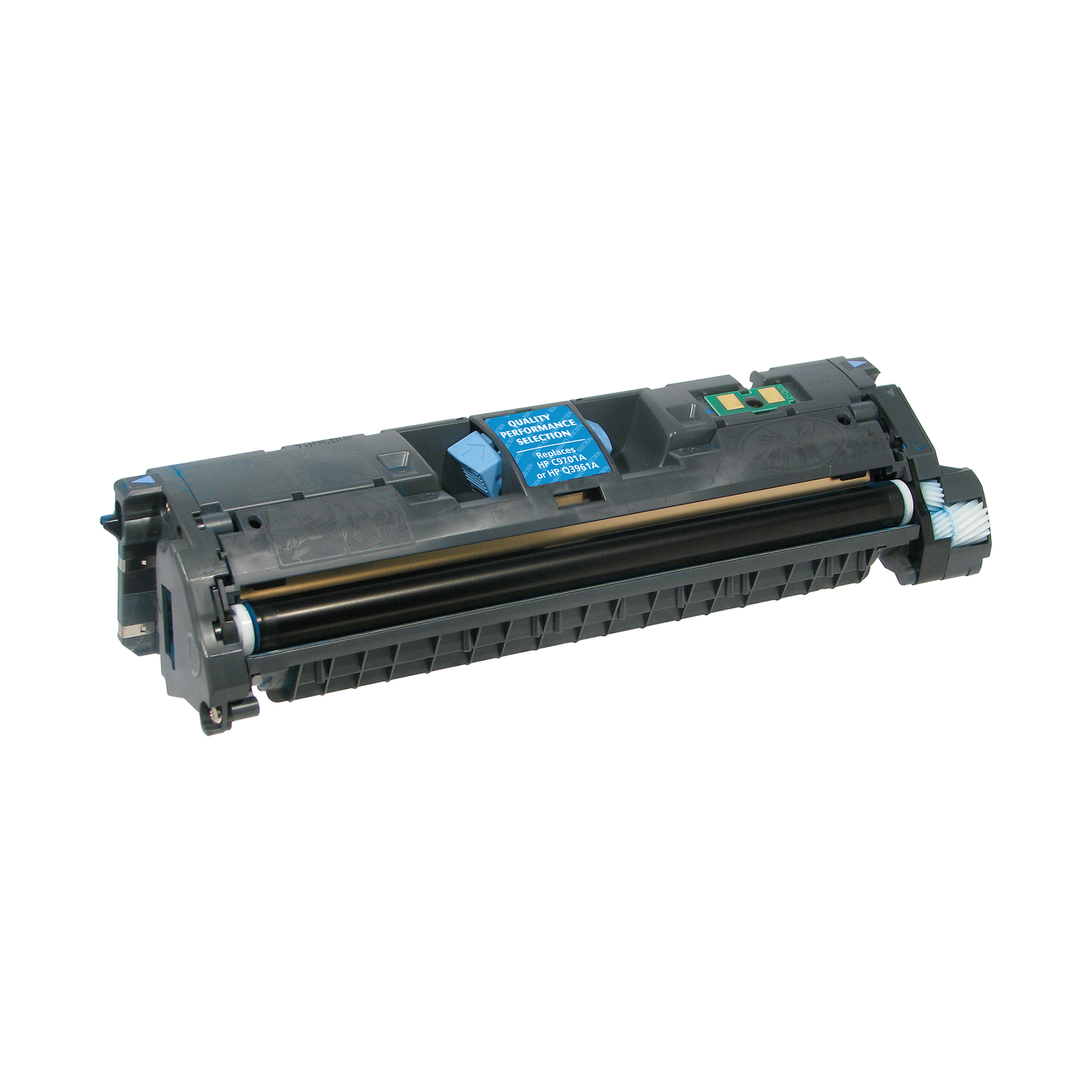 Picture of Clover Remanufactured Cyan Toner Cartridge for HP 121A/122A/123A (C9701A/Q3961A)