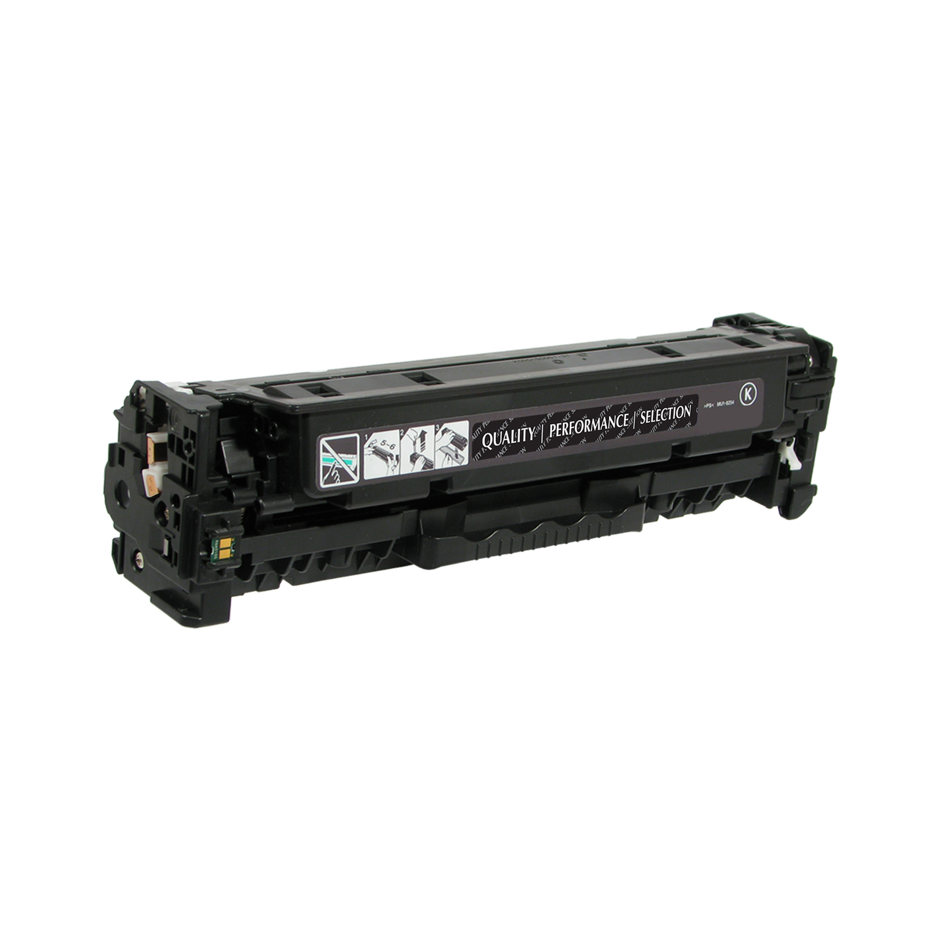 Picture of Clover Remanufactured Extended Yield Black Toner Cartridge for HP CC530A