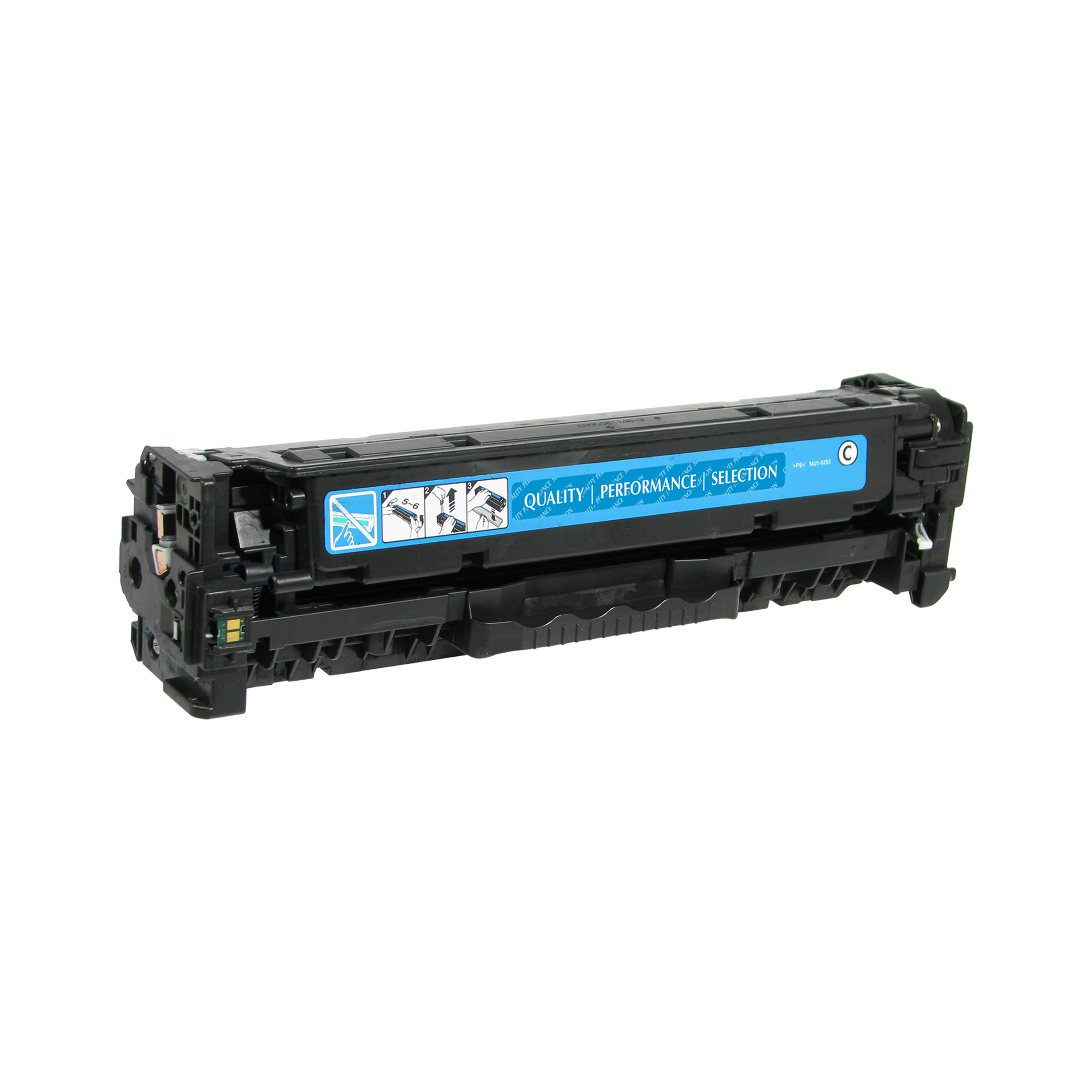 Picture of Clover Remanufactured Extended Yield Cyan Toner Cartridge for HP CC531A