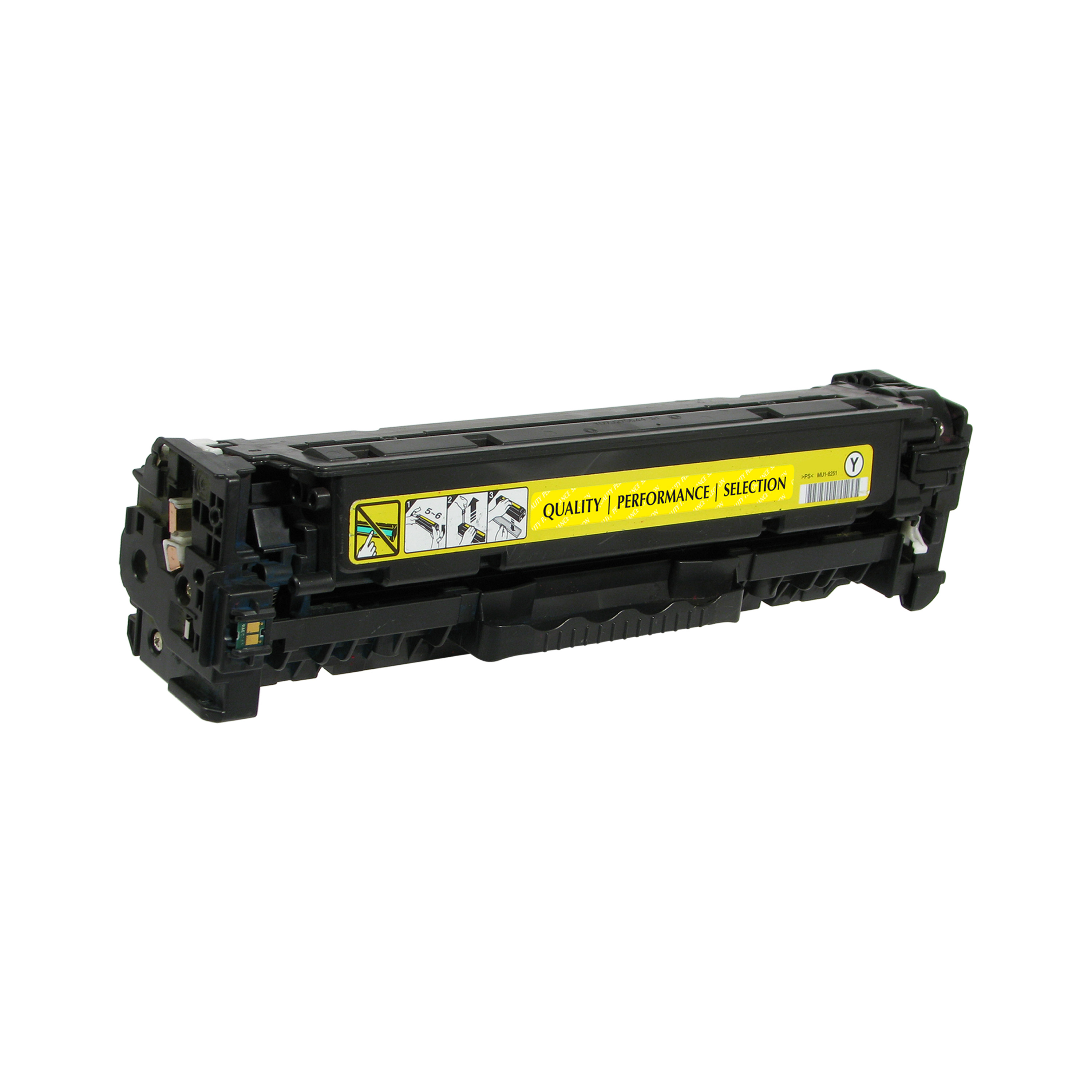 Picture of Clover Remanufactured Extended Yield Yellow Toner Cartridge for HP CC532A