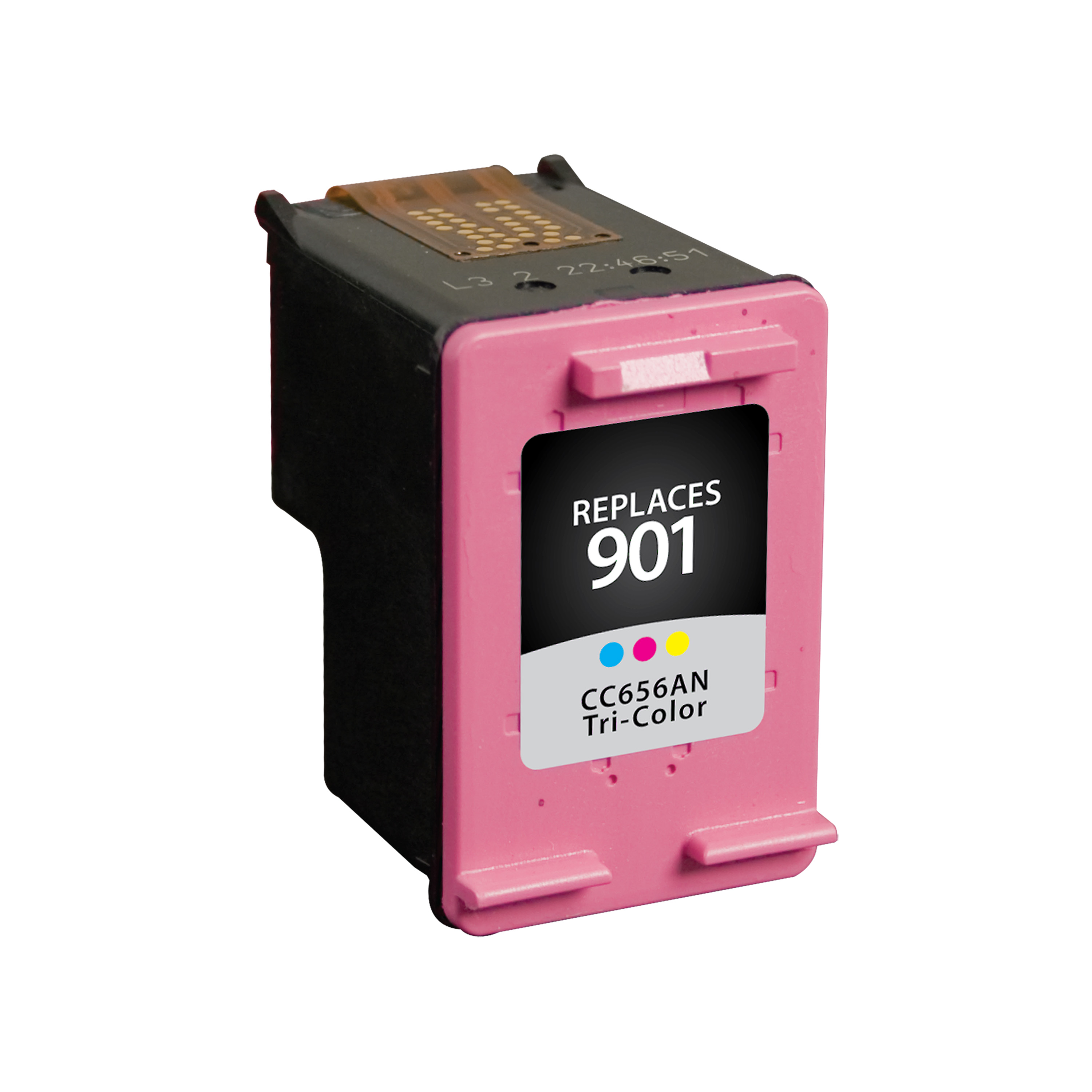 Picture of Clover Remanufactured Tri-Color Ink Cartridge for HP 901 (CC656AN)