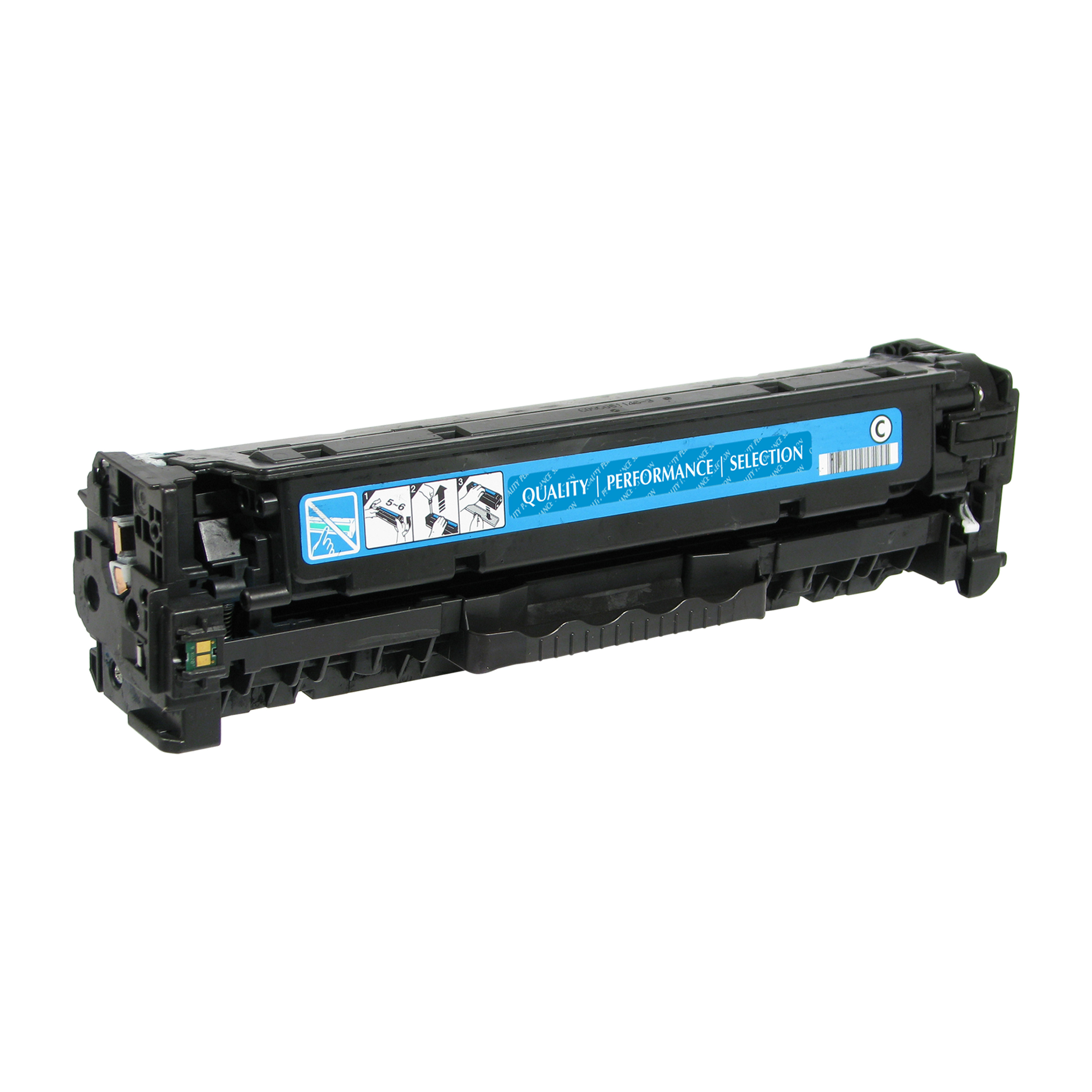 Picture of Clover Remanufactured Extended Yield Cyan Toner Cartridge for HP CE411A