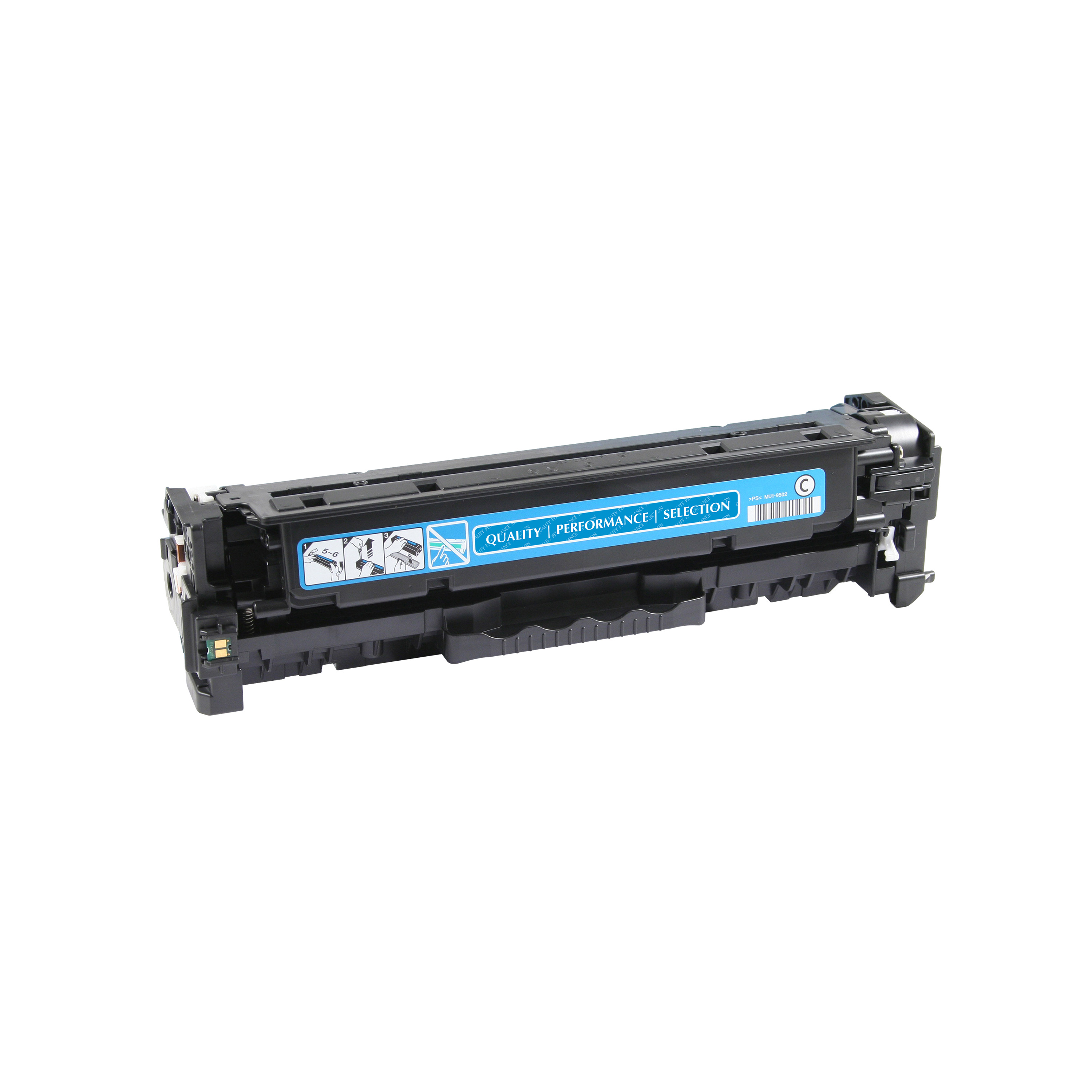 Picture of Clover Remanufactured Cyan Toner Cartridge for HP 312A (CF381A)