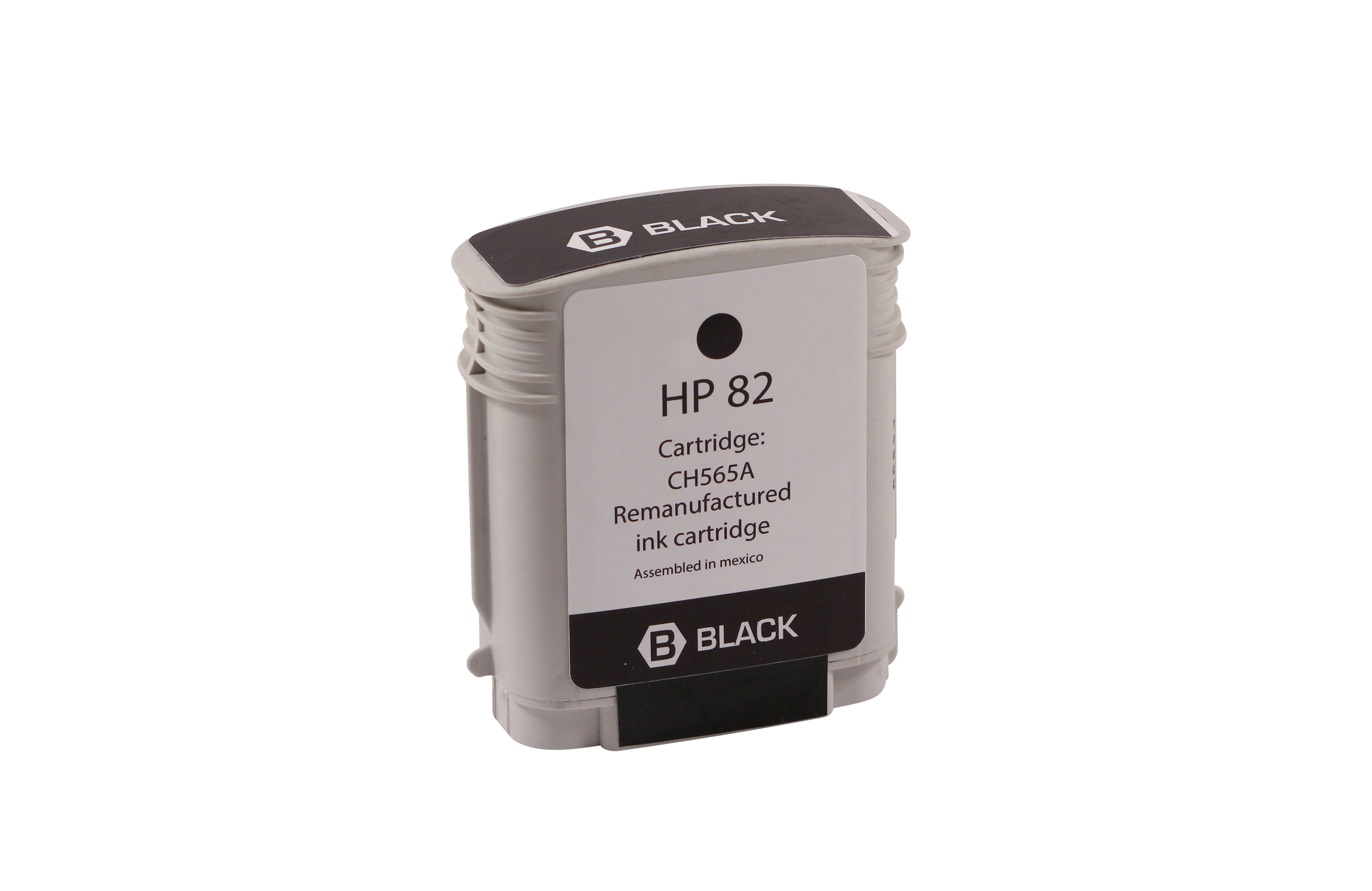 Picture of WF Remanufactured High Yield Black Wide Format Ink Cartridge for HP 82 (CH565A)