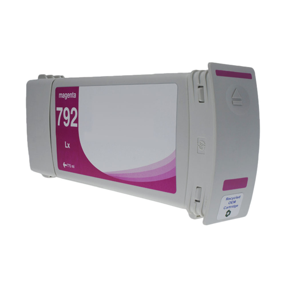 Picture of WF Remanufactured Magenta Wide Format Ink Cartridge for HP 792 (CN707A)