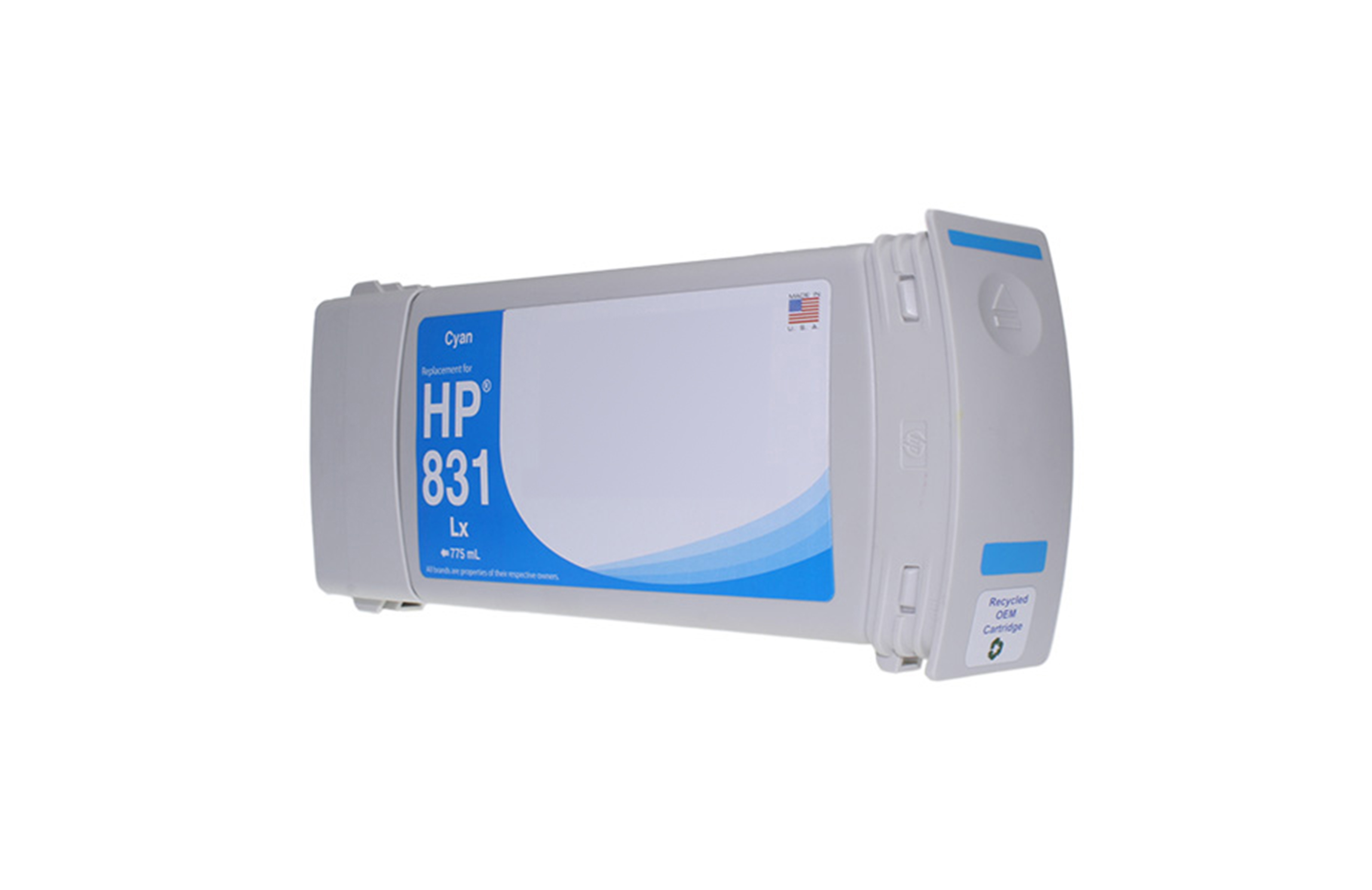 Picture of WF Remanufactured Cyan Wide Format Ink Cartridge for HP 831 (CZ683A)