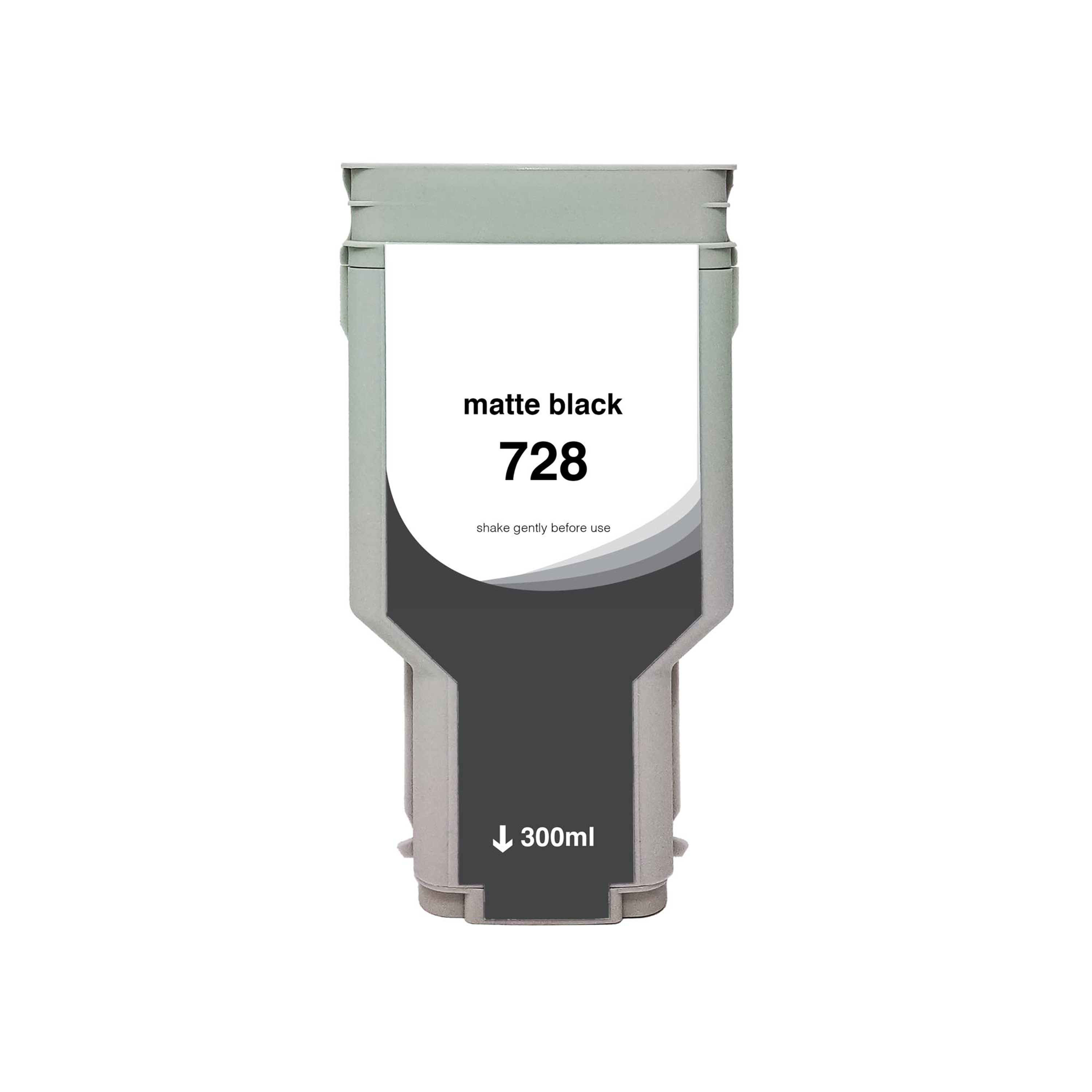 Picture of WF Non-OEM New Matte Black Wide Format Ink Cartridge for HP 728 (F9J68A)