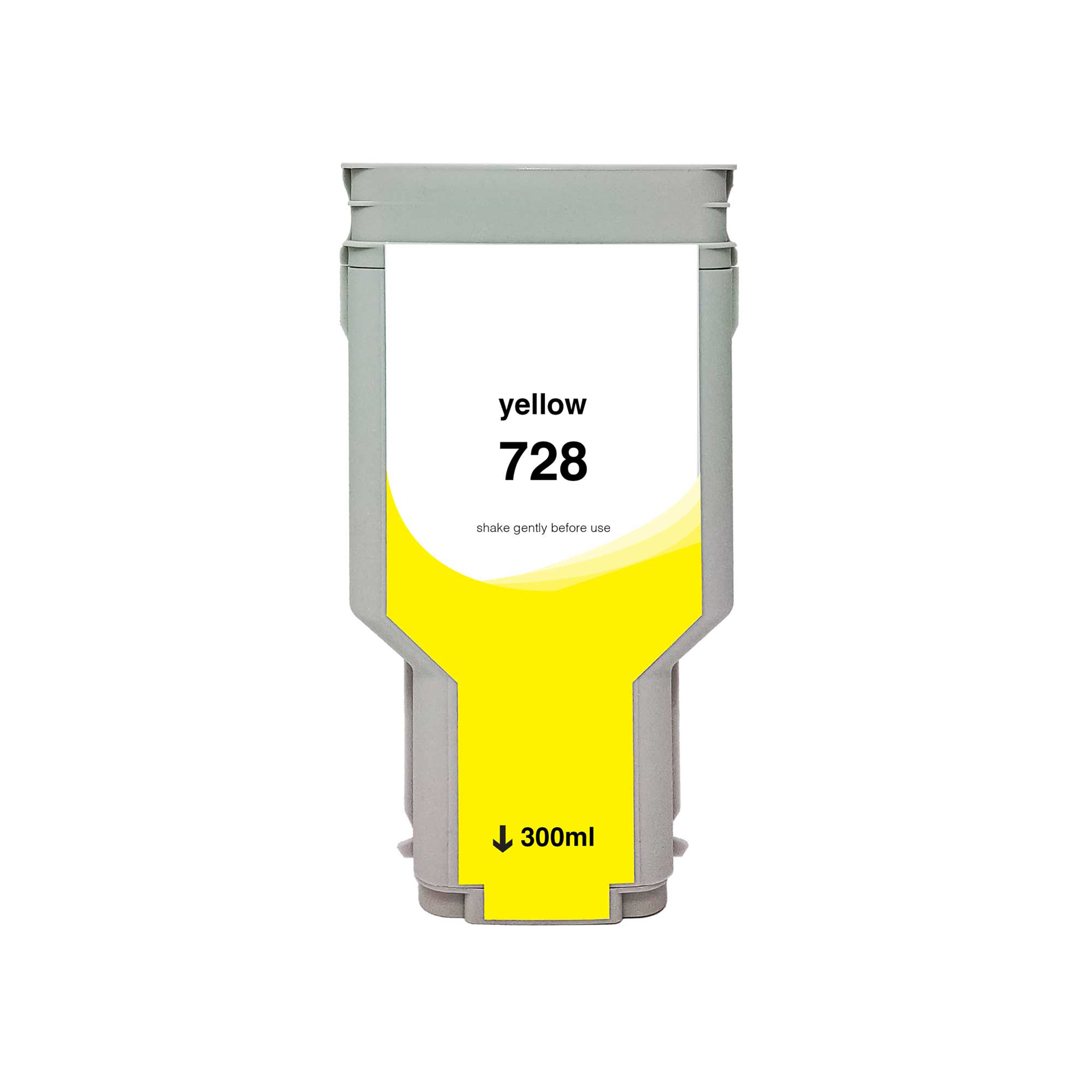 Picture of WF Non-OEM New Yellow Wide Format Ink Cartridge for HP 728 (F9K15A)