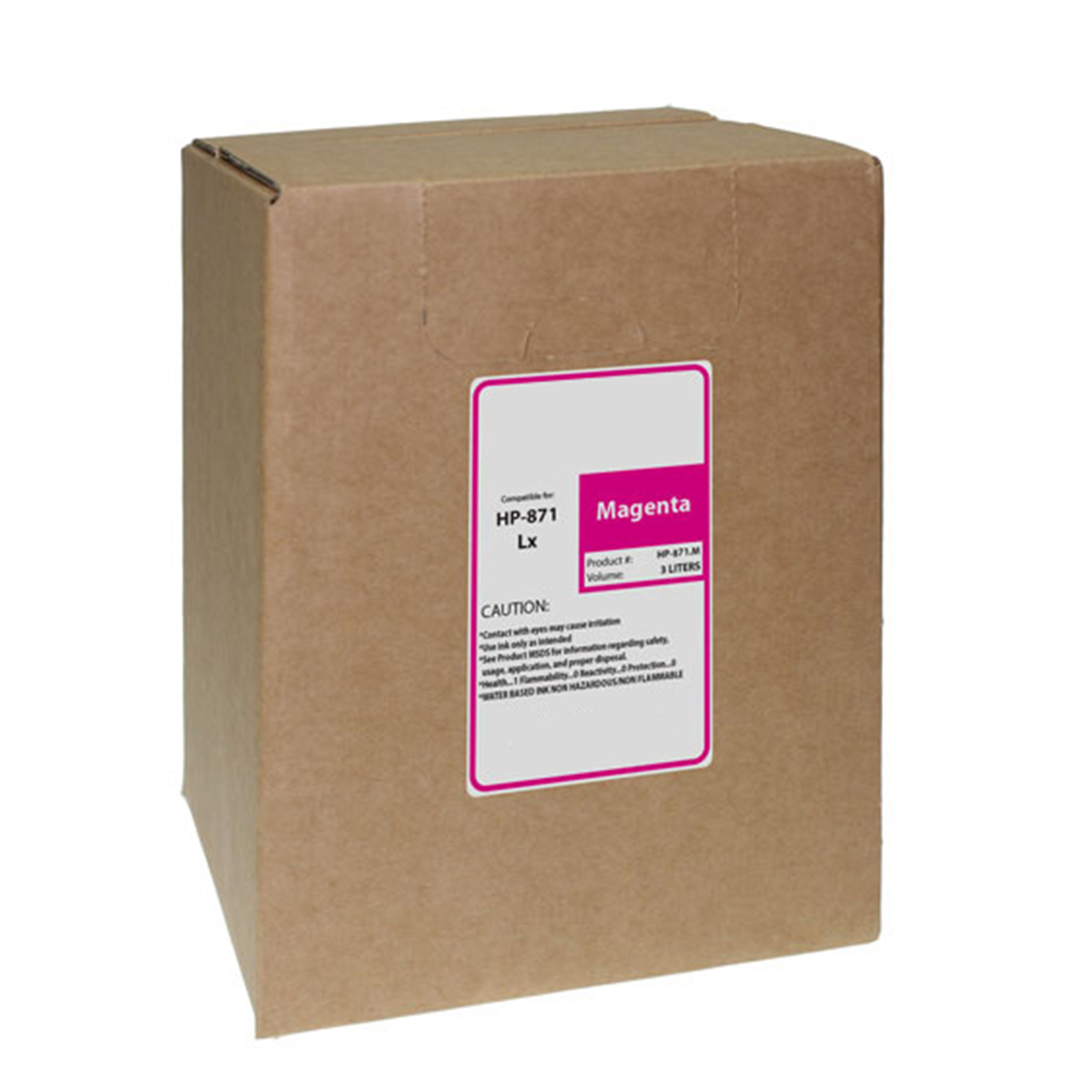 Picture of WF Non-OEM New Magenta Wide Format Ink Bag for HP 871 (G0Y80D)