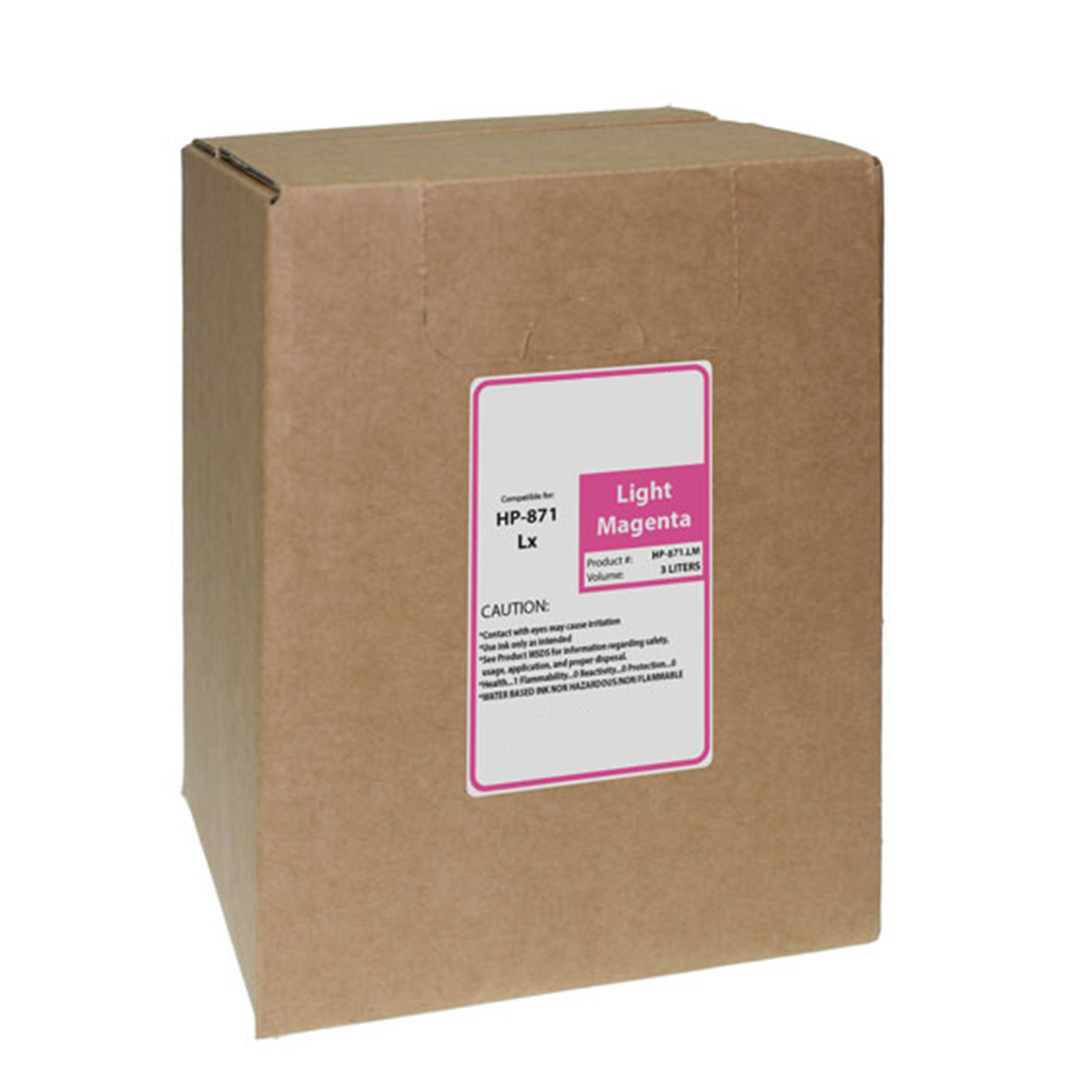 Picture of WF Non-OEM New Light Magenta Wide Format Ink Bag for HP 871 (G0Y84D)