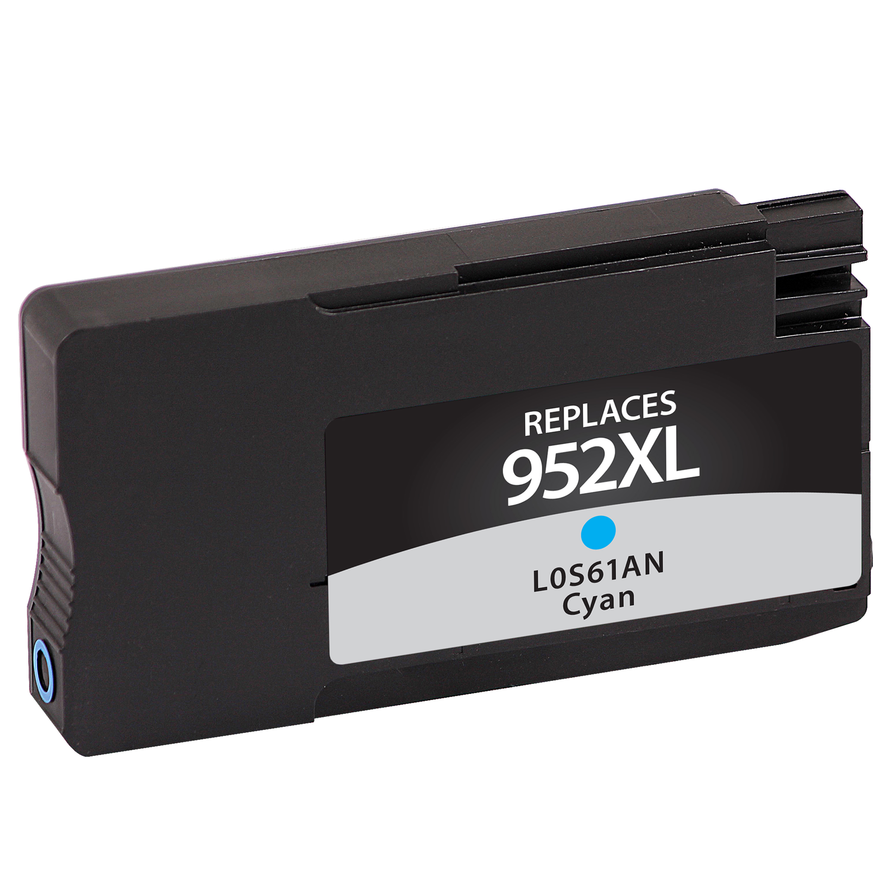 Picture of Clover Remanufactured High Yield Cyan Ink Cartridge for HP 952XL (L0S61AN)