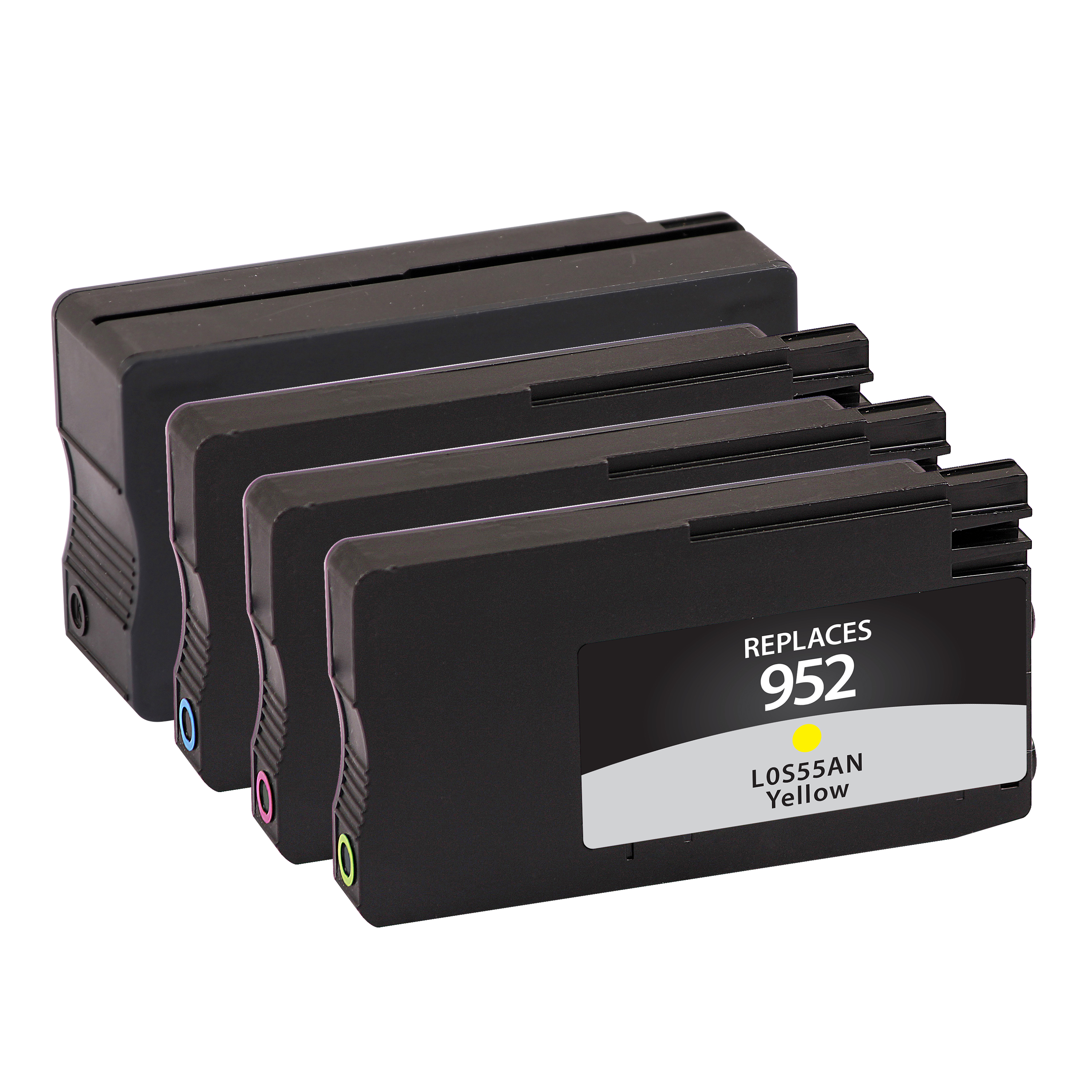 Picture of Black High Yield, Cyan, Magenta, Yellow Ink Cartridges for H