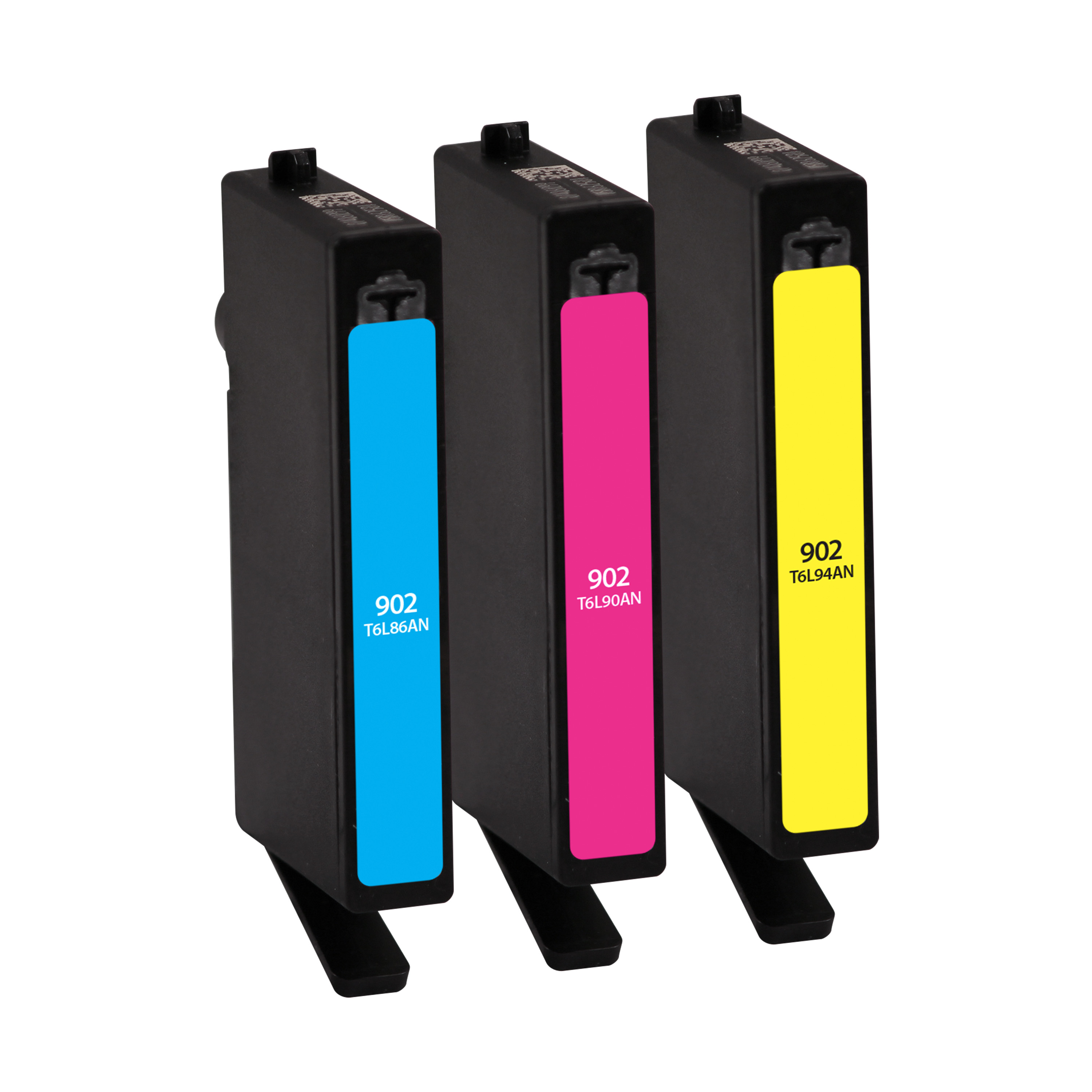 Picture of Clover Remanufactured Cyan, Magenta, Yellow Ink Cartridges for HP 902 (T0A38AN) 3-Pack